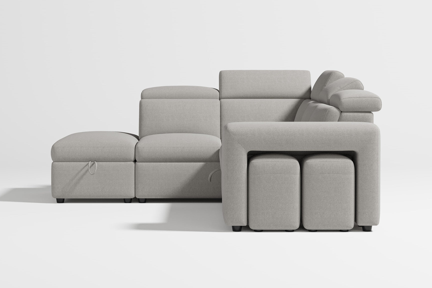 Finn Fabric Sectional Lounge Bed