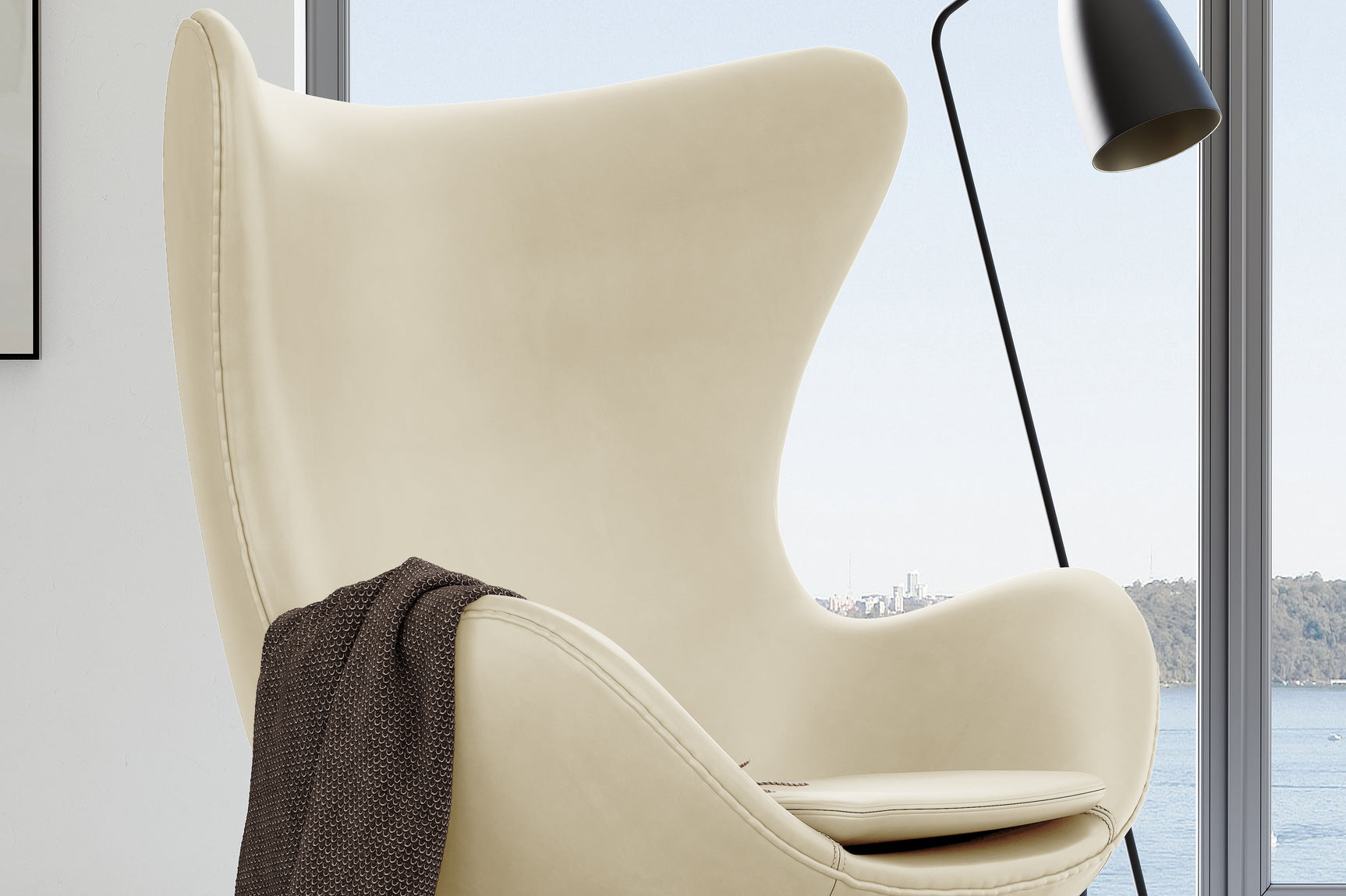 Finola Leather Accent Chair