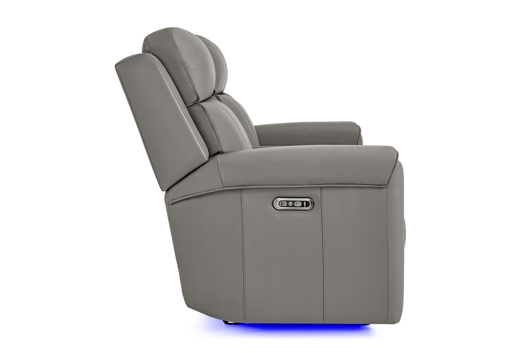 Harbour Immersive Audio Leather Dual Recliner Loveseat Lounge with Console