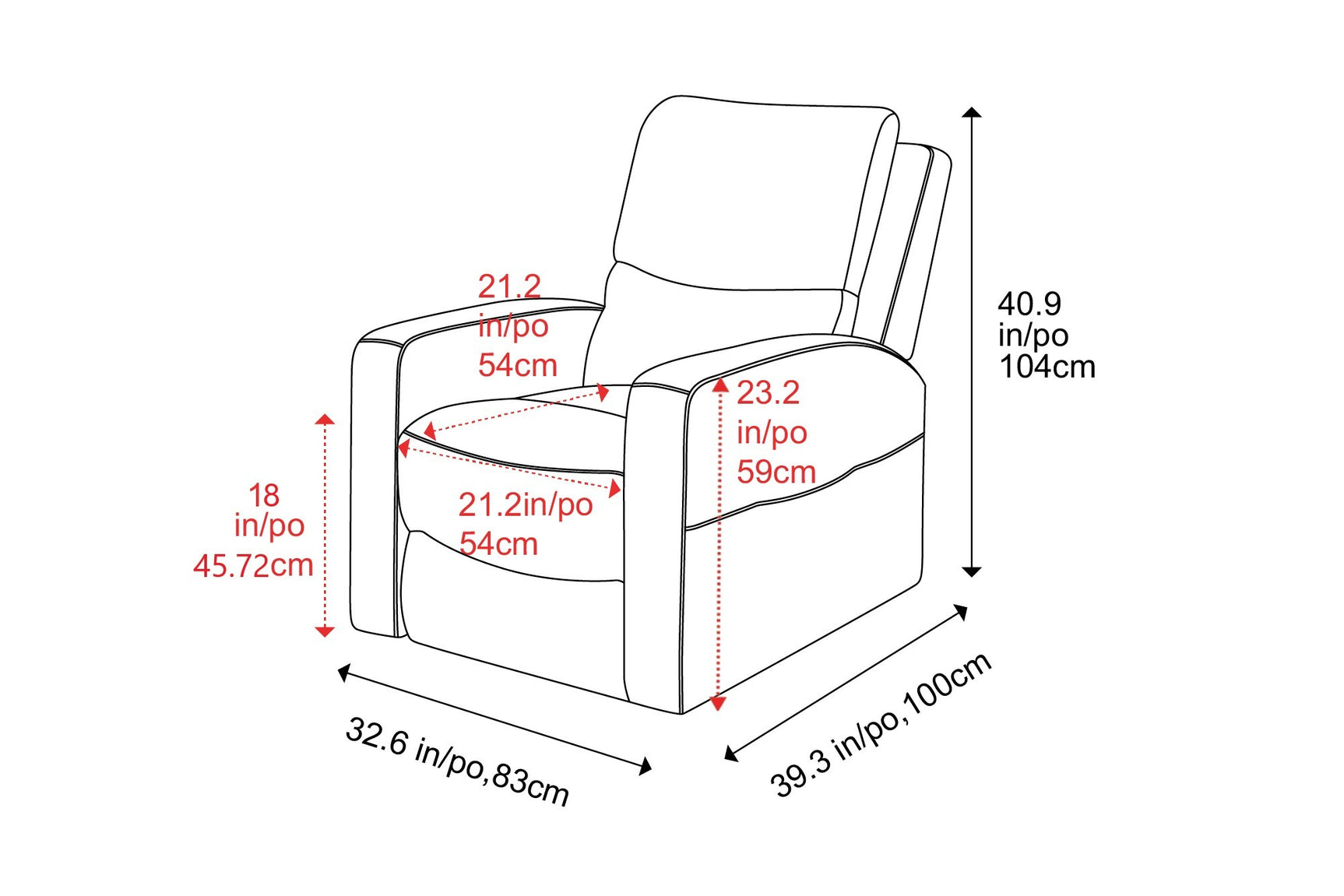 Hector Leather Power Lift Recliner Chair