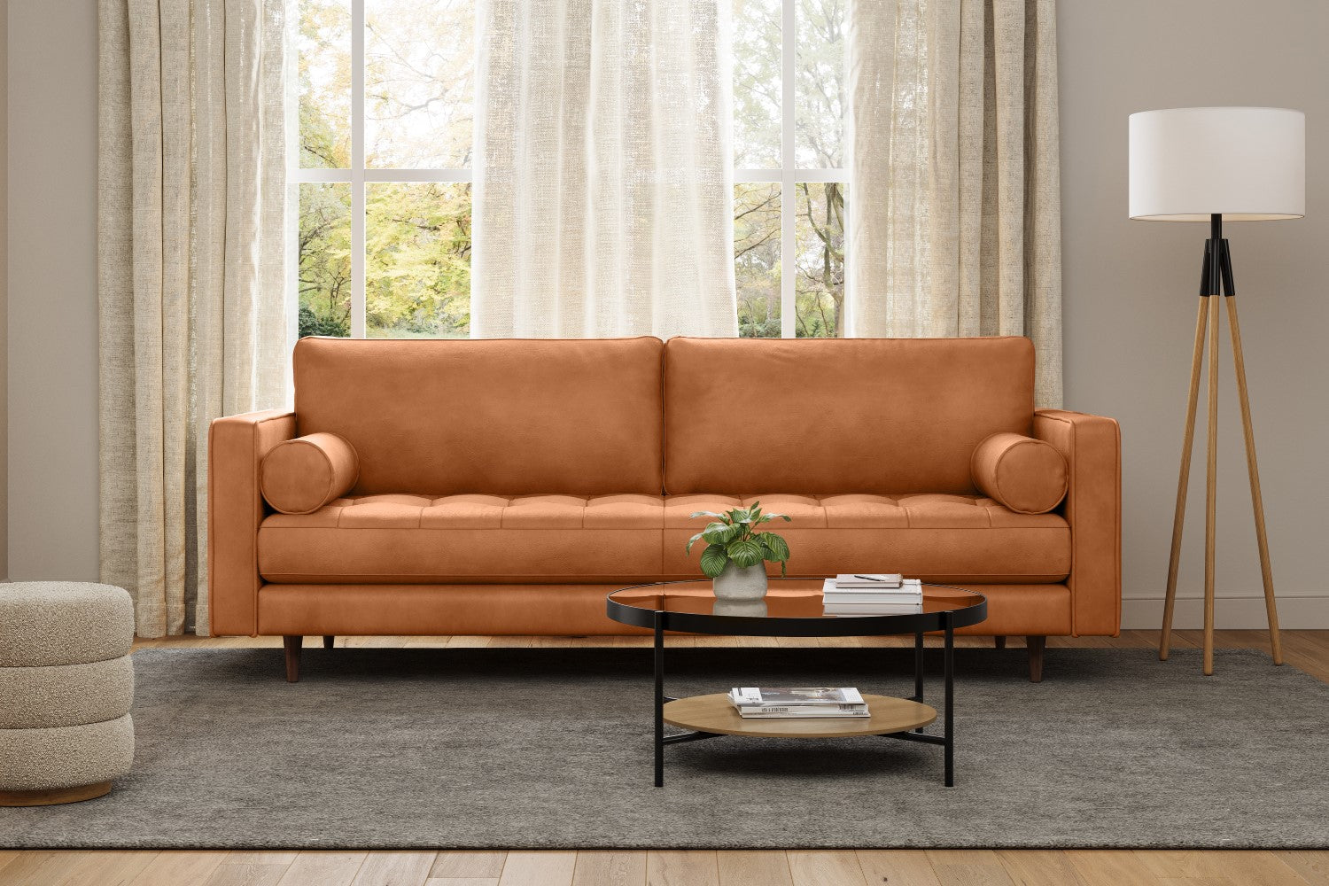 Isabella Leather Lounge
