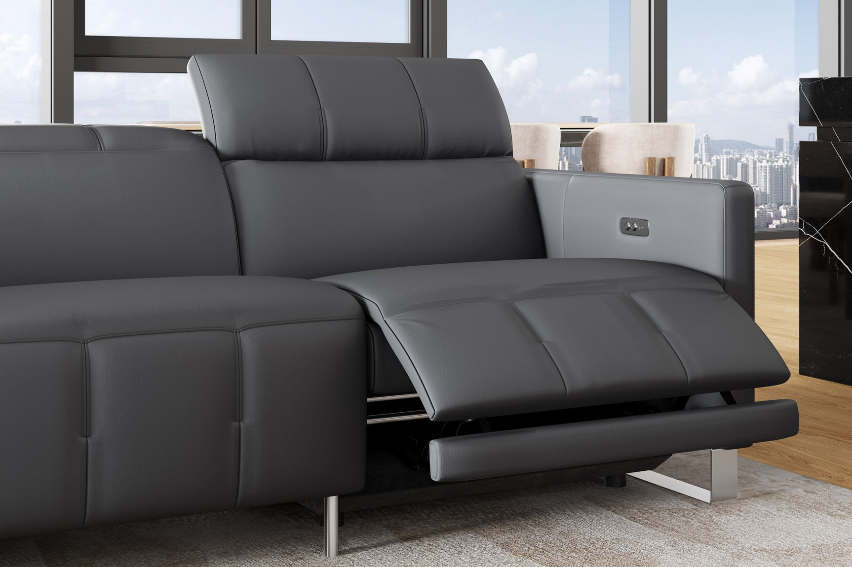 Isla Leather Recliner Lounge