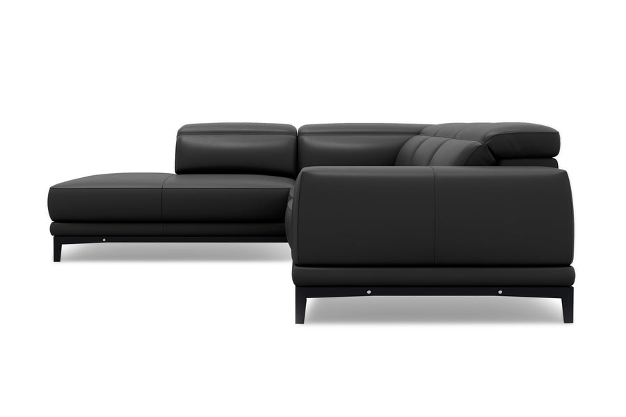 Valletta Leather Corner Sectional Lounge