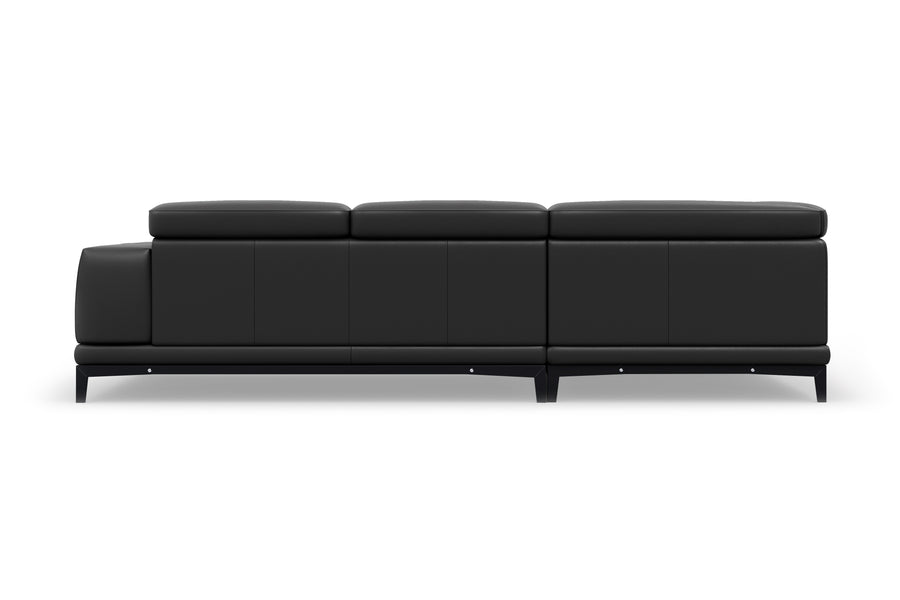 Valletta Leather Corner Sectional Lounge