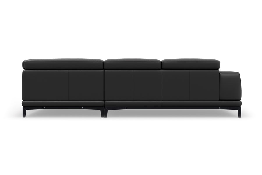 Valletta Leather Corner Sectional Lounge