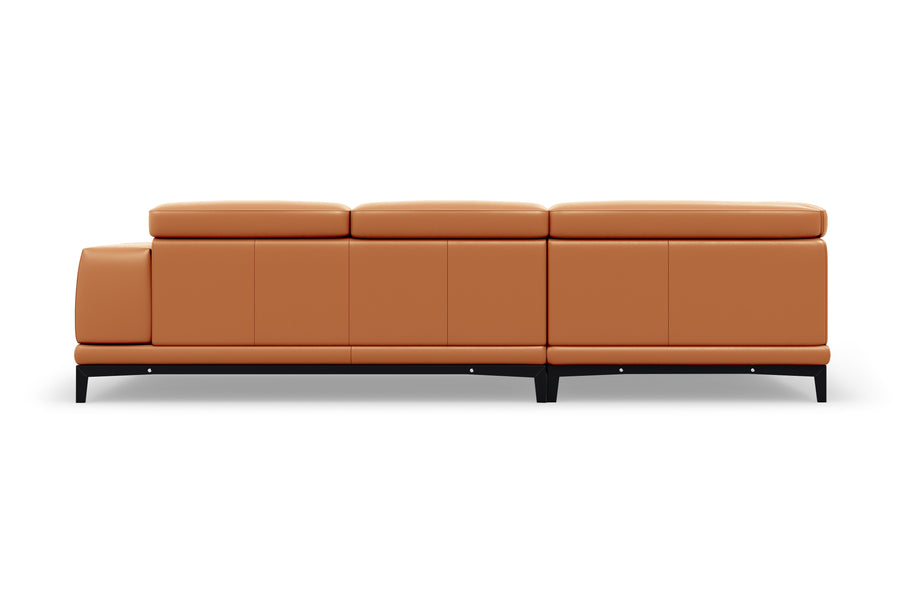 Valletta Leather Corner Sectional Lounge