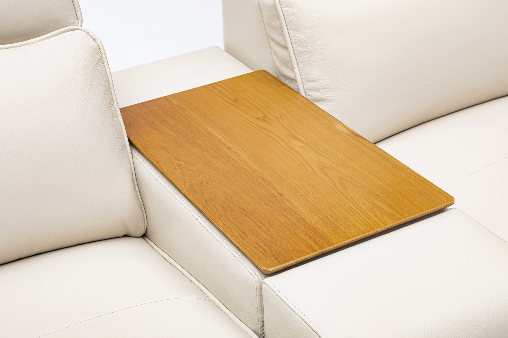 Lesley Leather Dual Recliner Lounge with Console