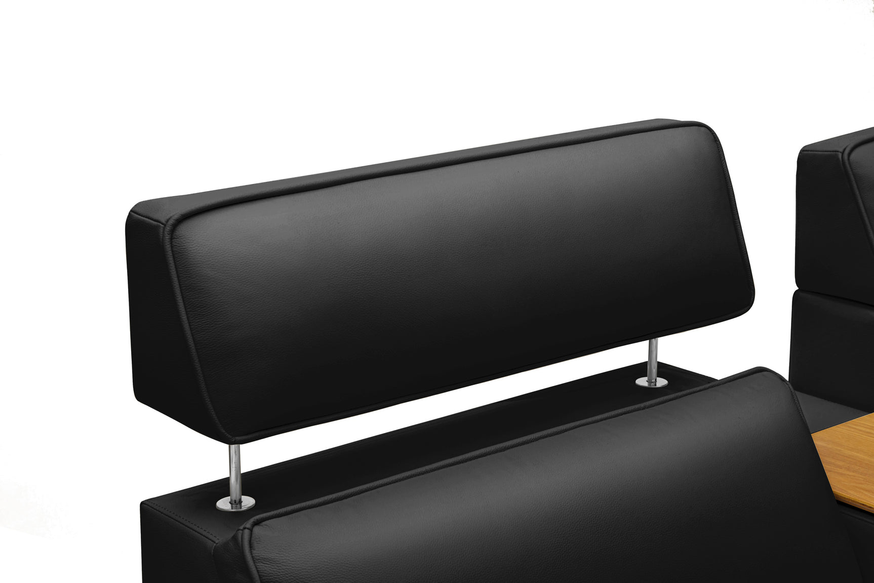 Lesley Leather Dual Recliner Lounge with Console