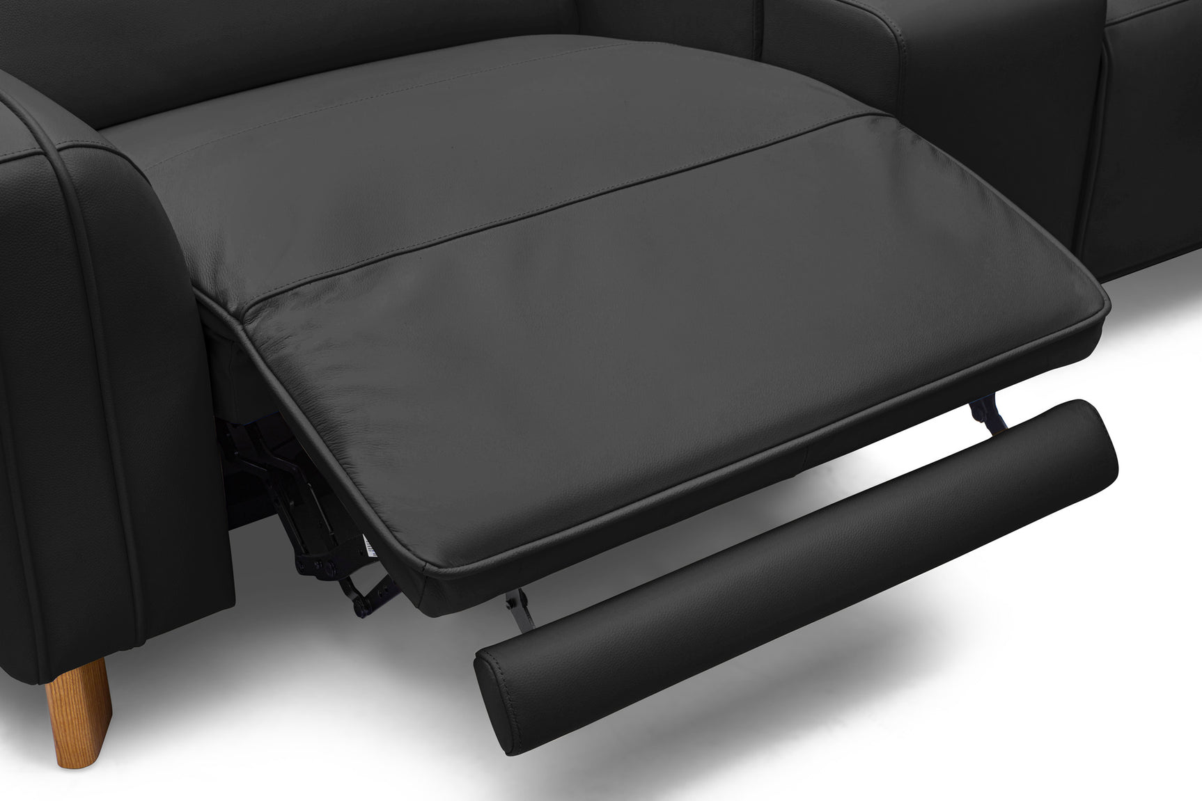 Lesley Leather Dual Recliner Lounge with Console