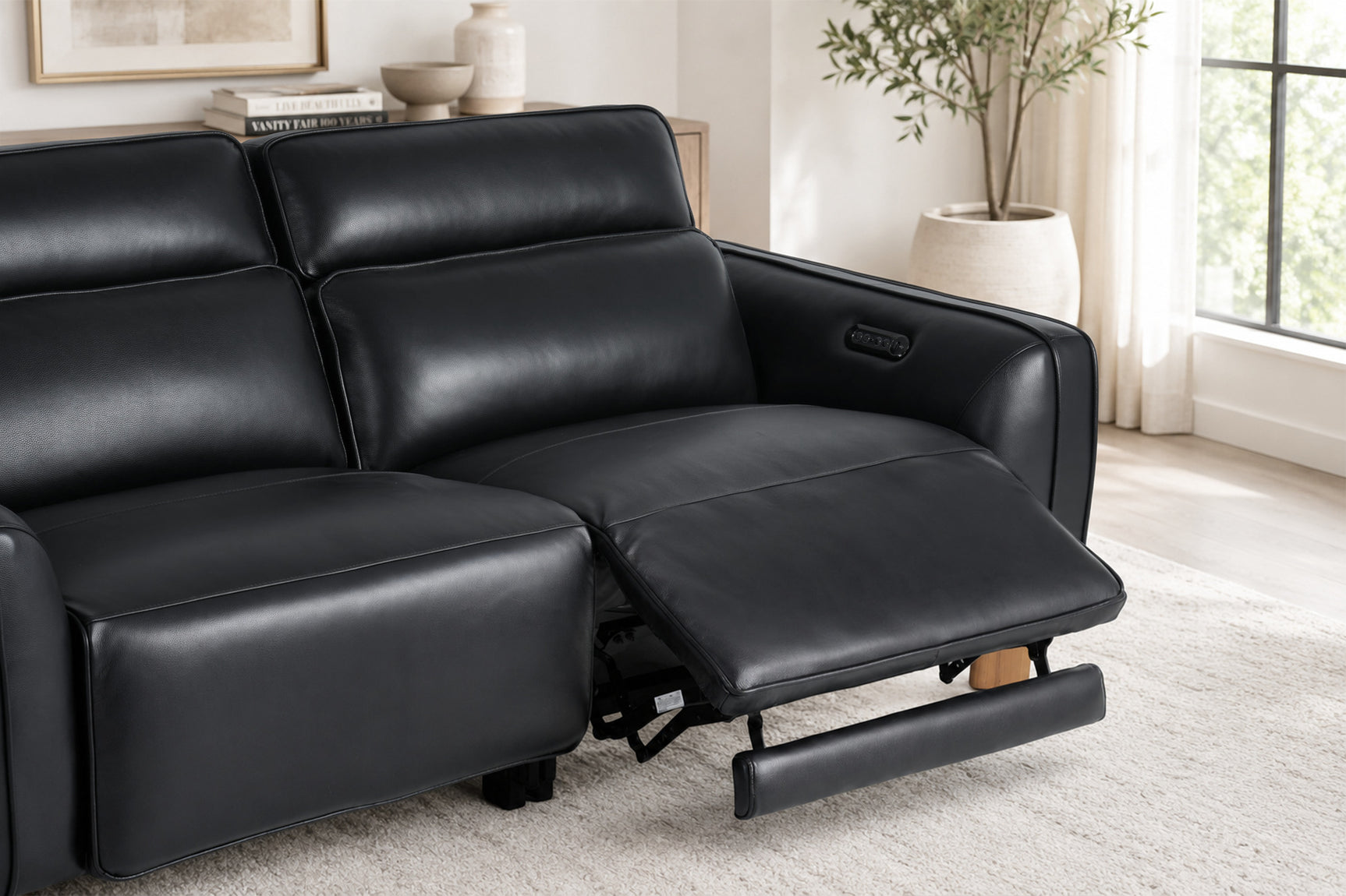 Lesley Leather Recliner Lounge
