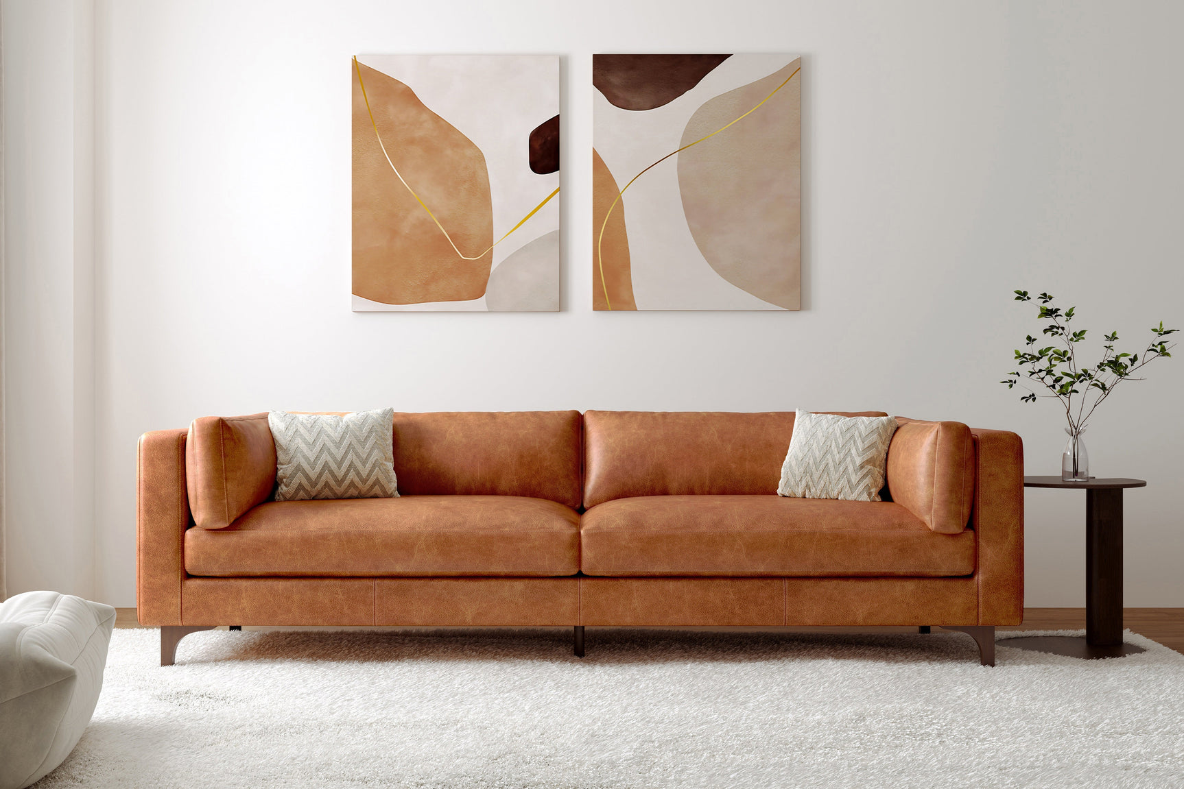 Mary Leather Lounge