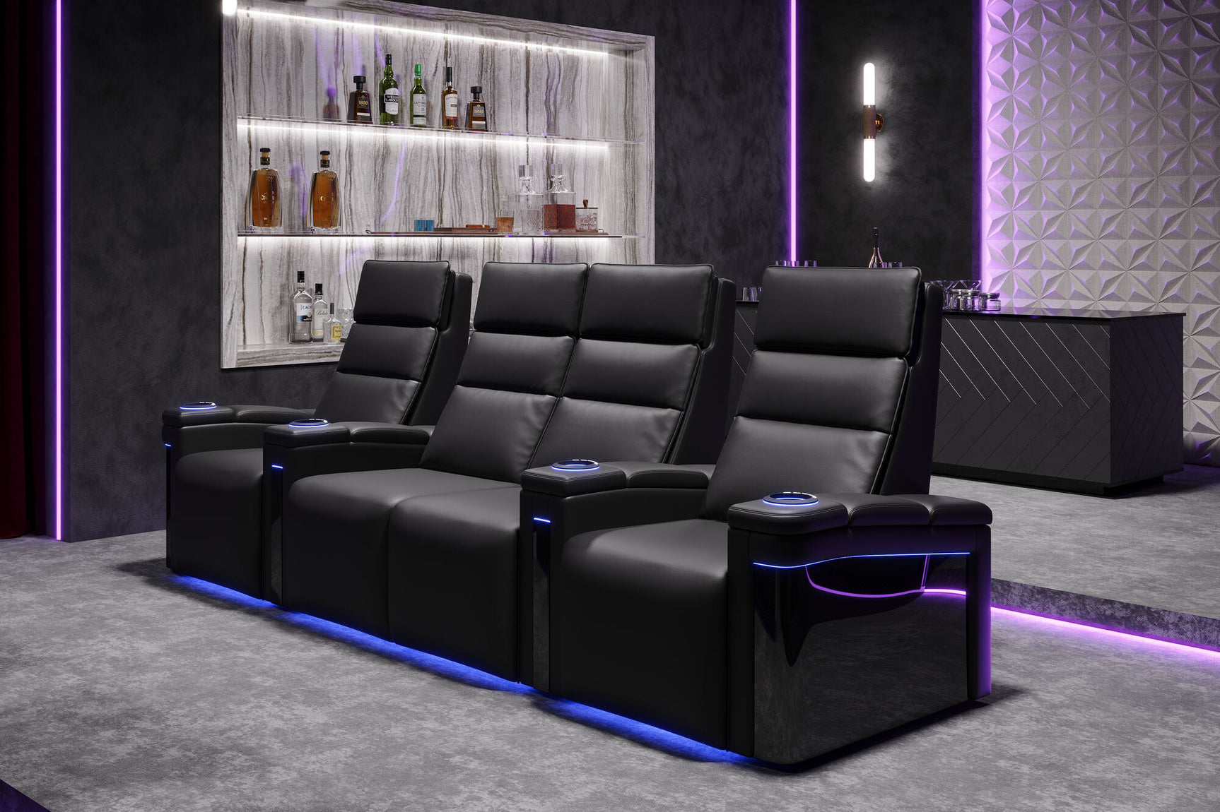 Monza Home Theater Lounge