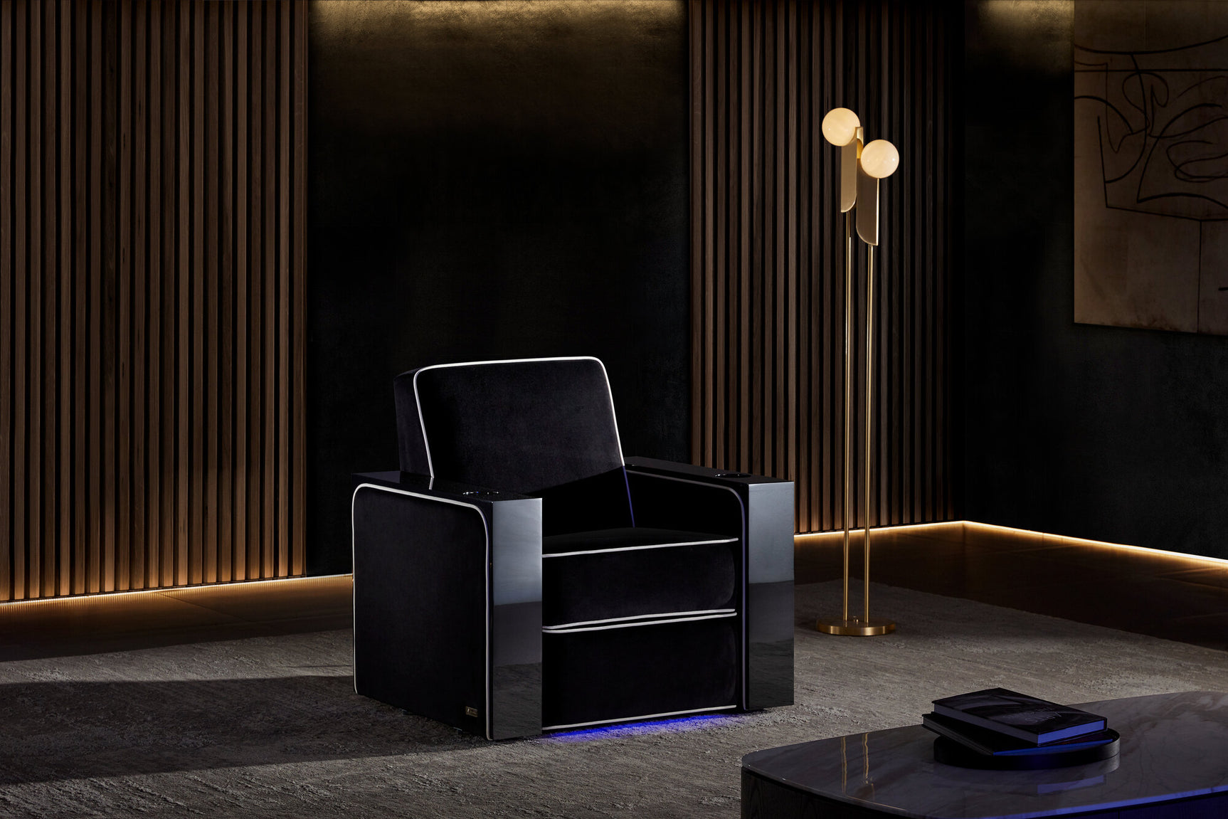 Naples Elegance Home Theater Lounge