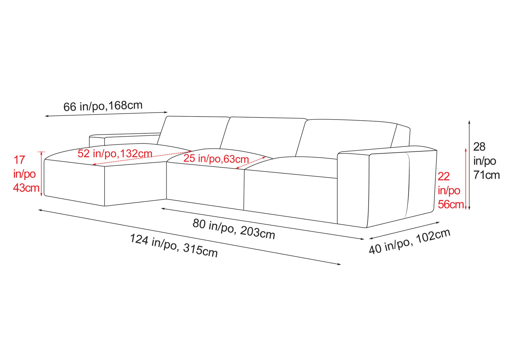 Nathan Leather Modular Sectional Lounge