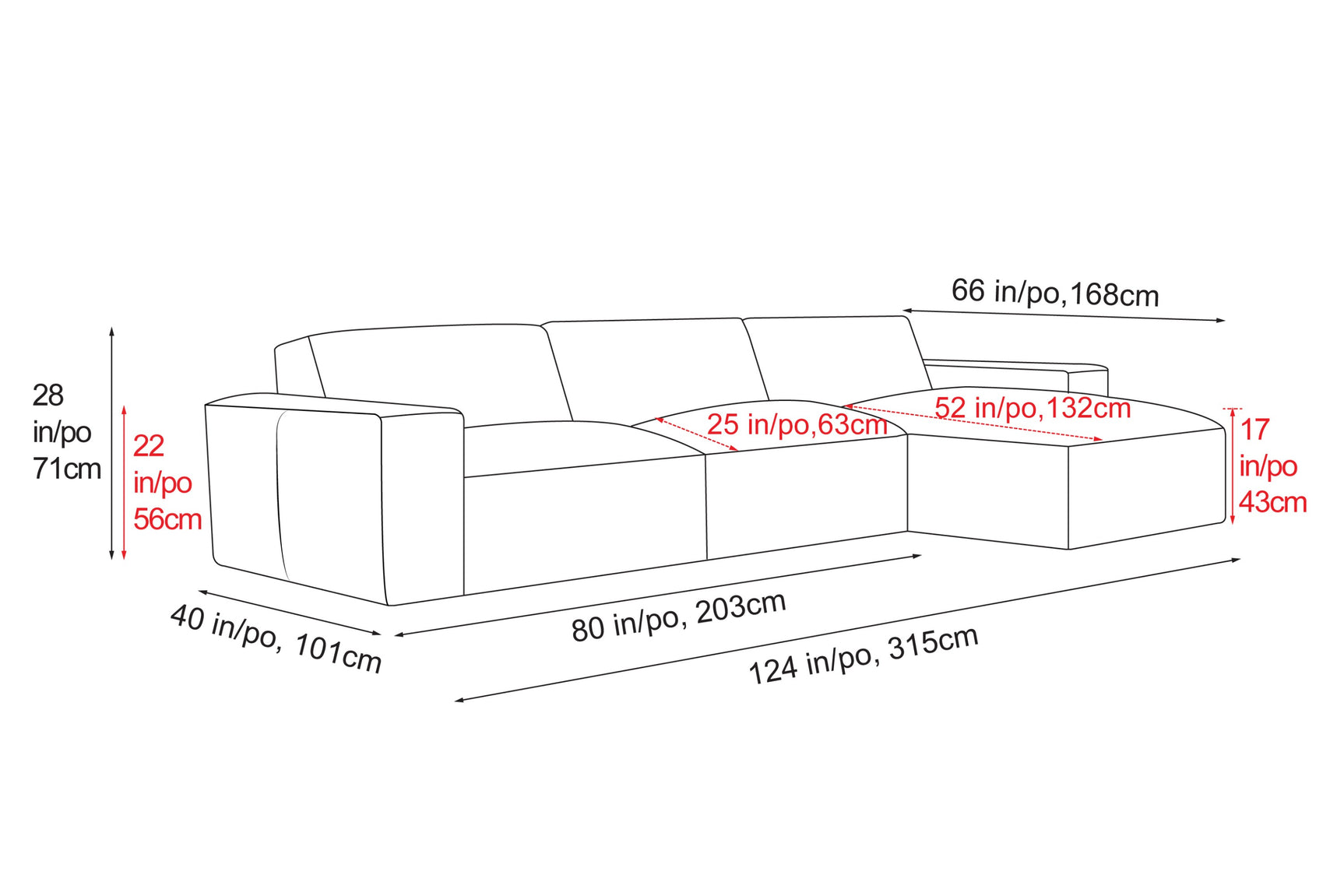 Nathan Leather Modular Sectional Lounge