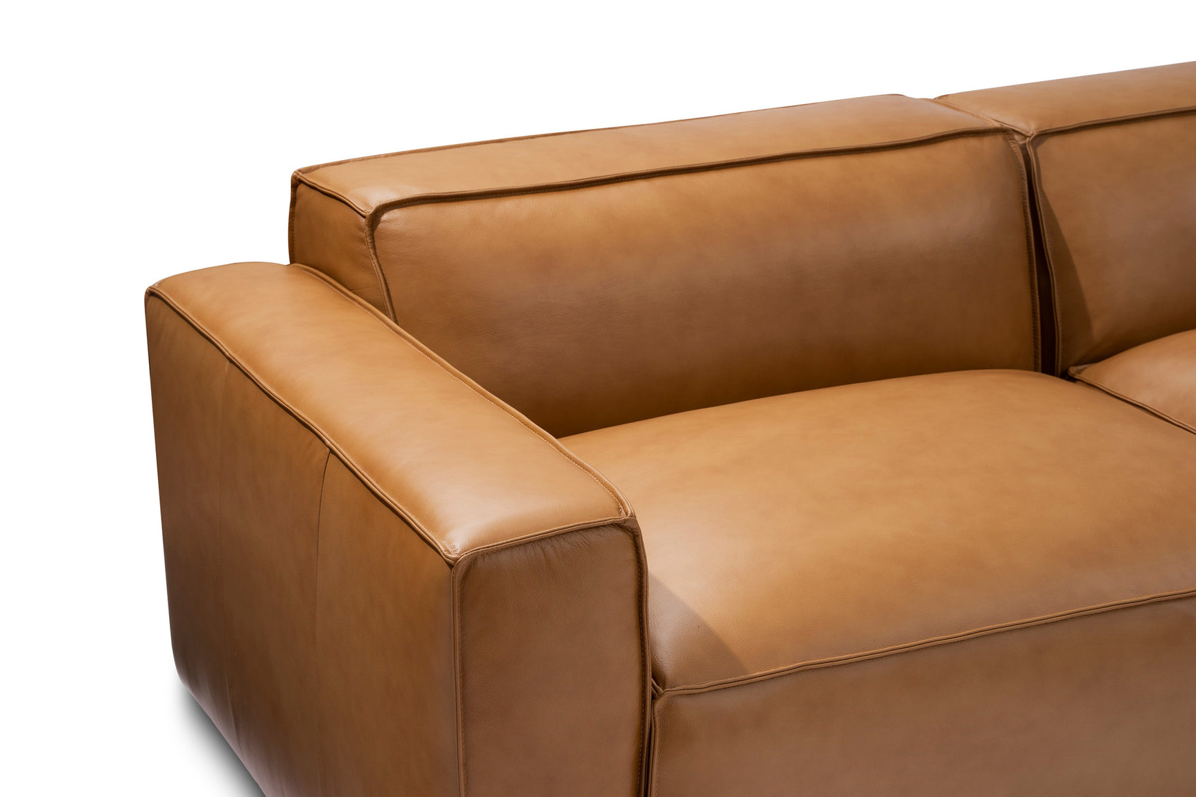Nathan Leather Modular Sectional Lounge