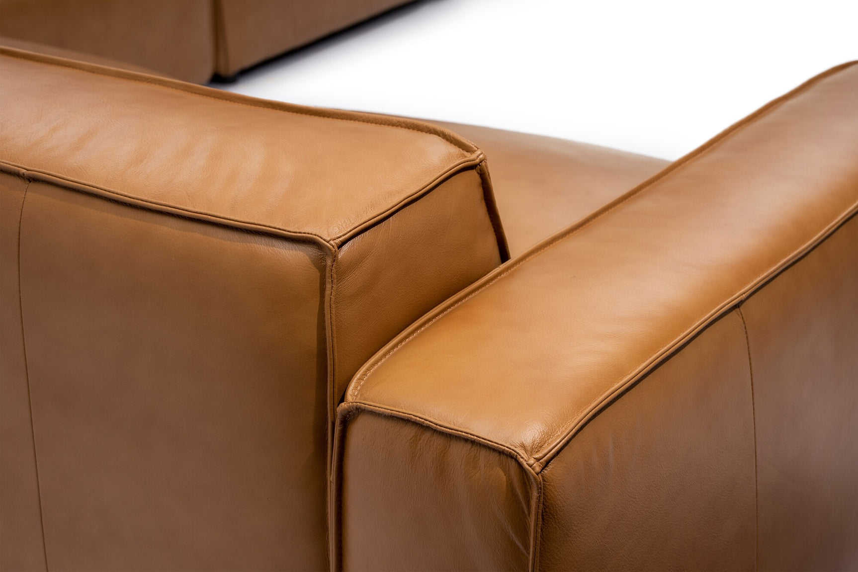 Nathan Leather Modular Sectional Lounge