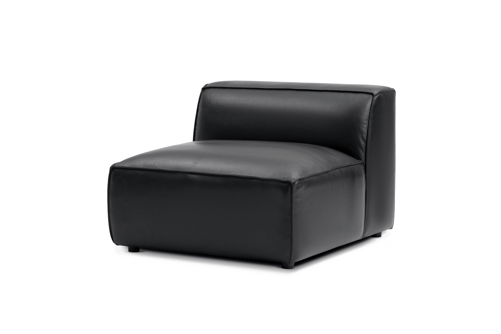 Nathan Leather Armless Lounge Module