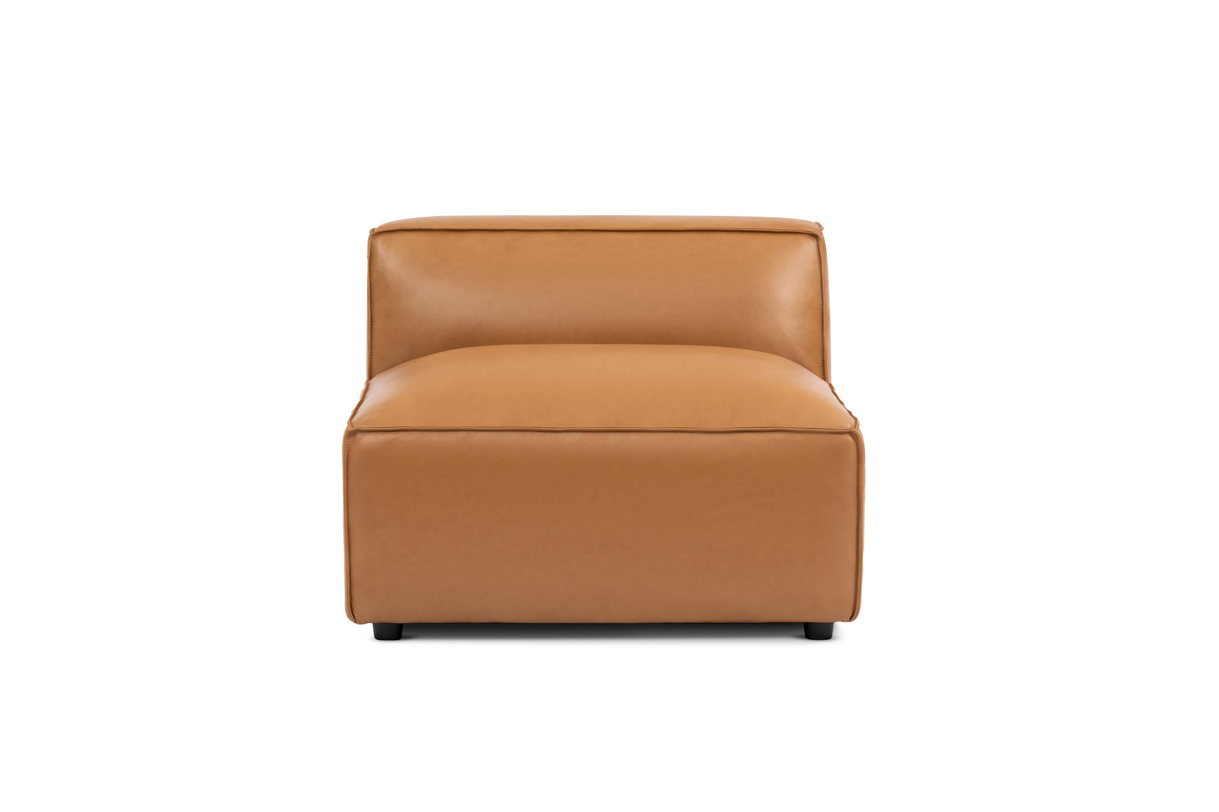 Nathan Leather Armless Lounge Module