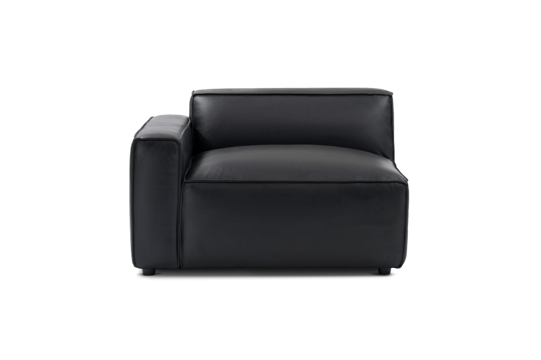 Nathan Leather Left Arm Lounge Module