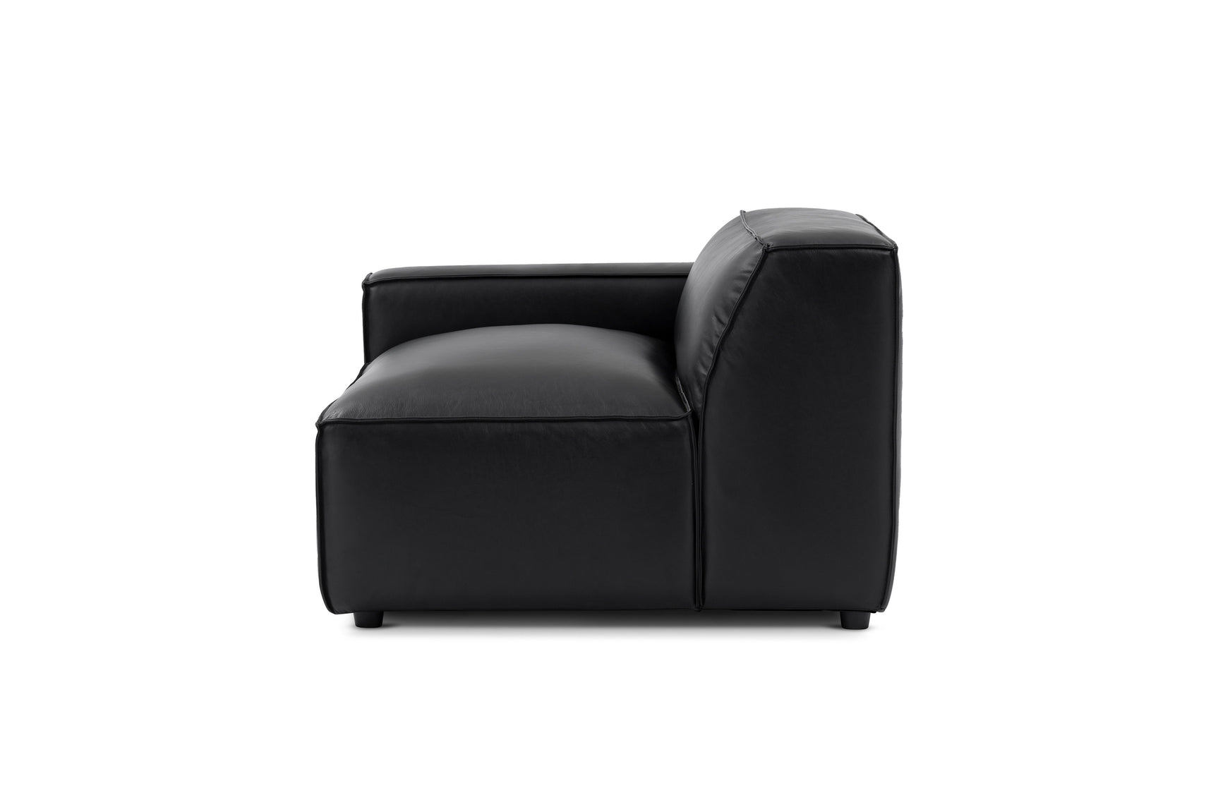 Nathan Leather Left Arm Lounge Module