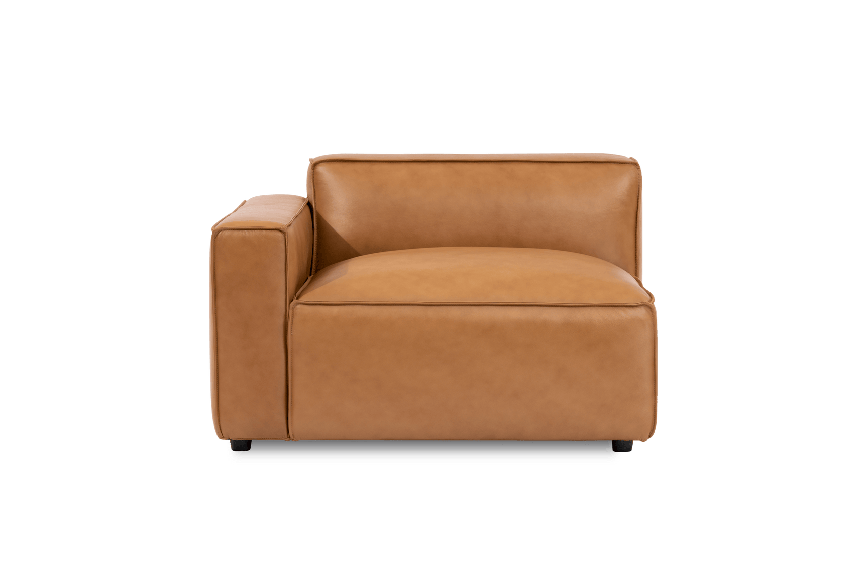 Nathan Leather Left Arm Lounge Module
