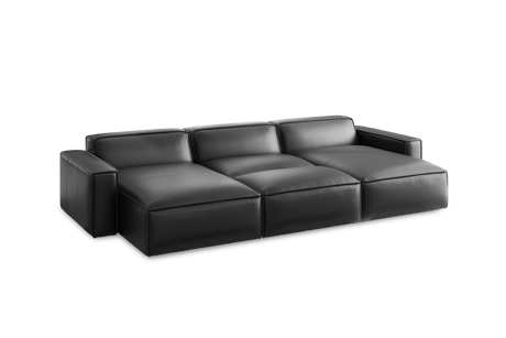 Nathan Leather Modular Bed Sectional Lounge
