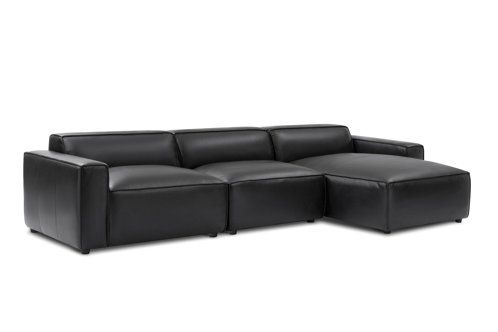 Nathan Leather Modular Sectional Lounge