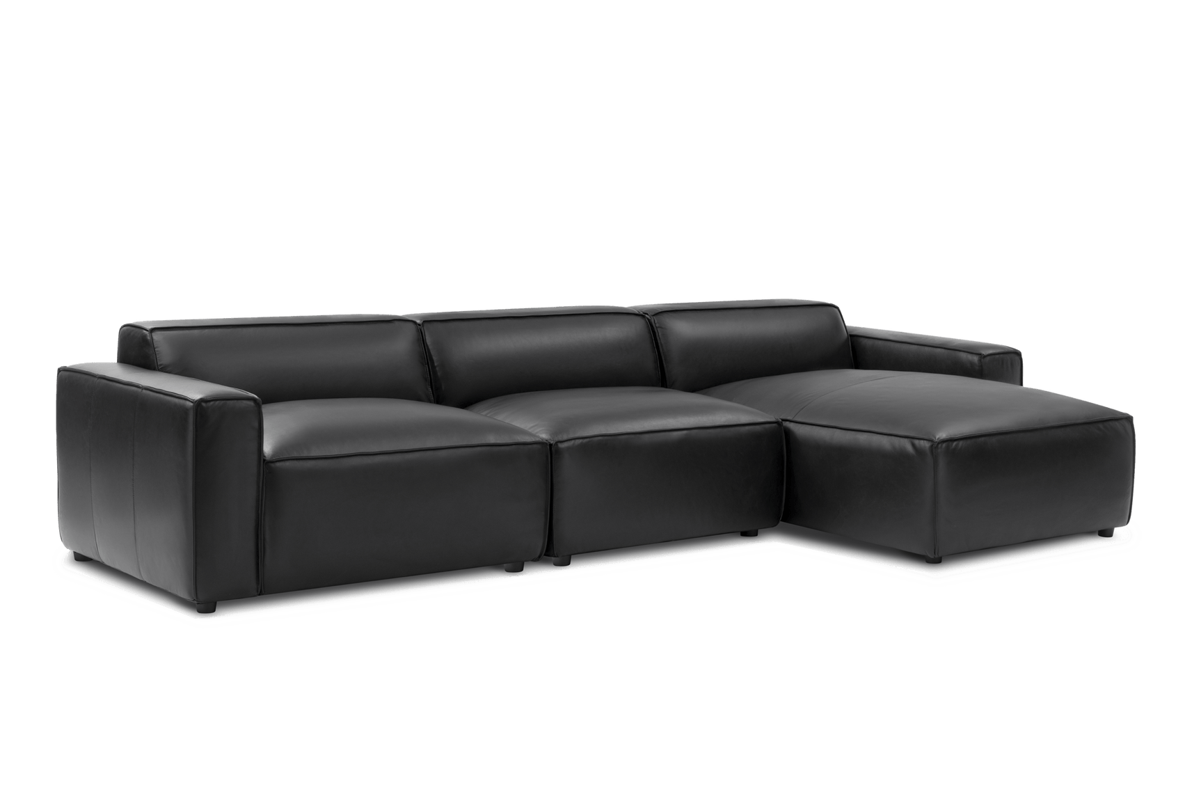 Nathan Leather Modular Sectional Lounge