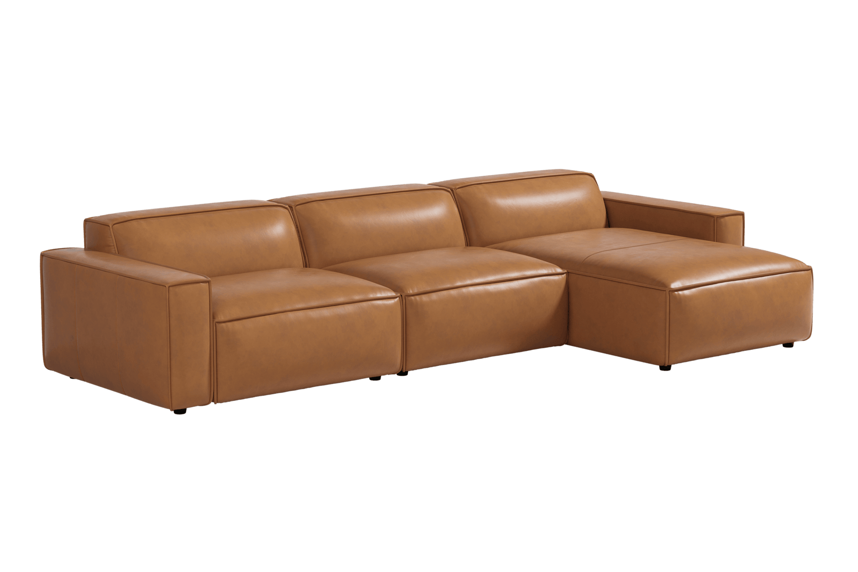 Nathan Leather Modular Sectional Lounge