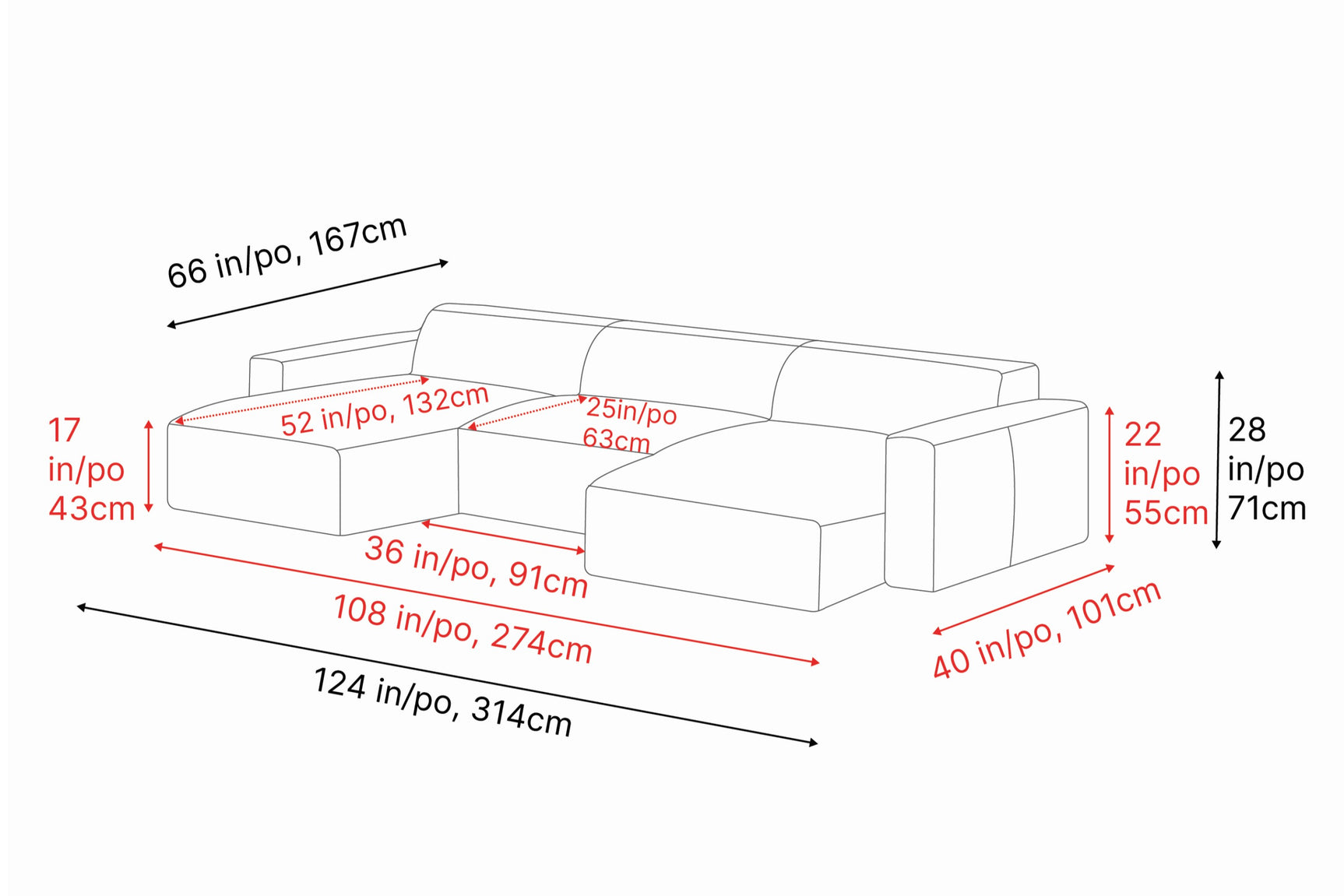 Nathan Leather Modular Sectional Lounge