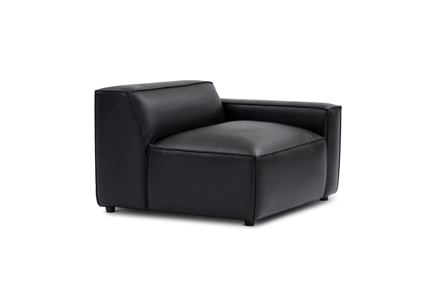 Nathan Leather Right Arm Lounge Module