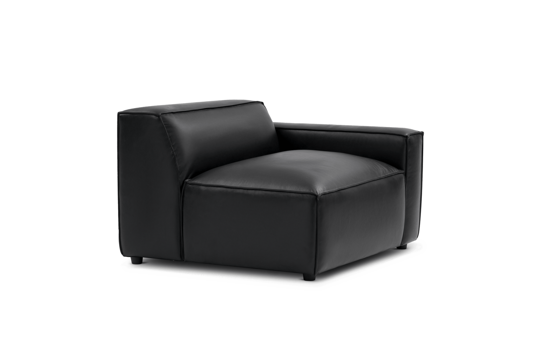 Nathan Leather Right Arm Lounge Module