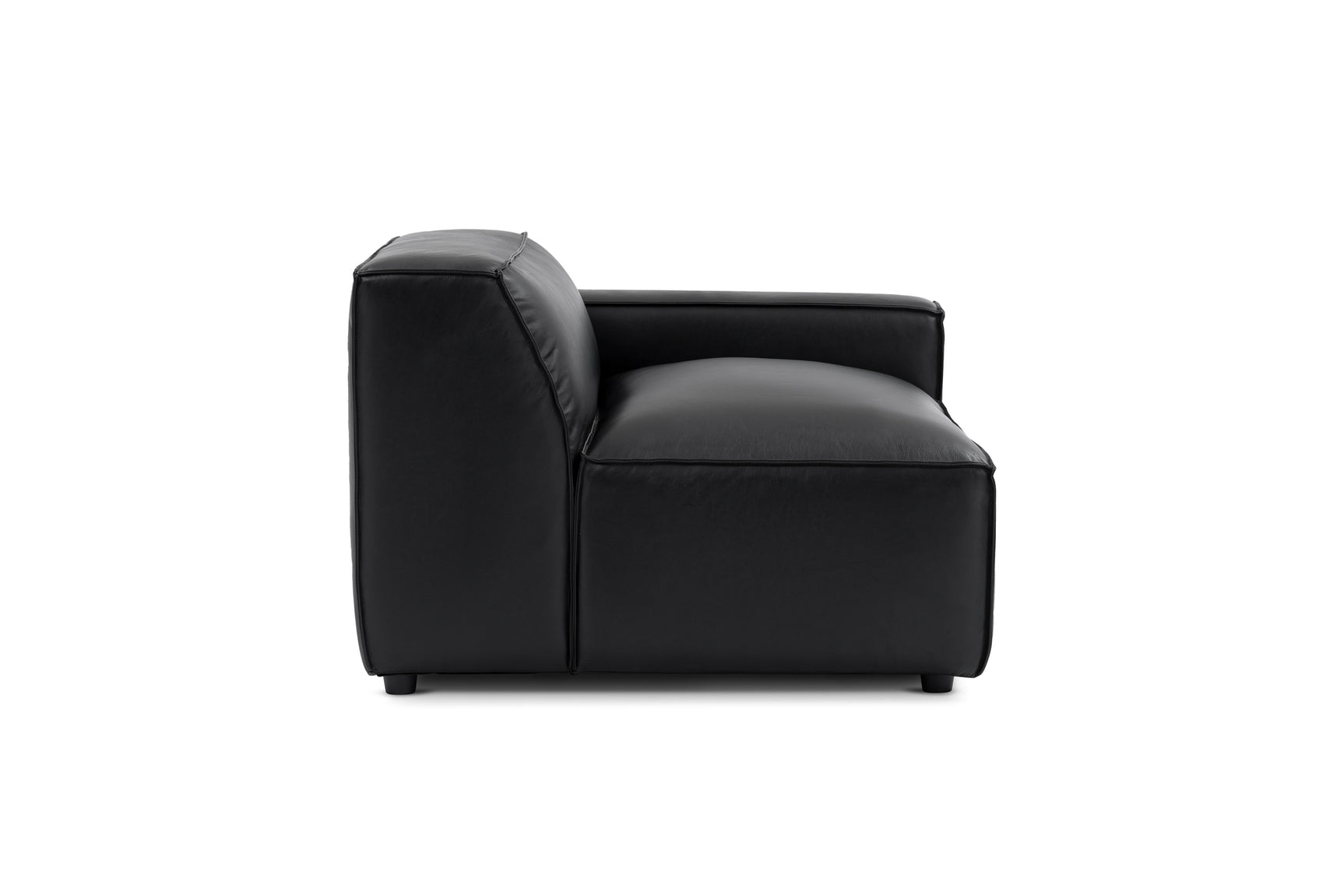 Nathan Leather Right Arm Lounge Module