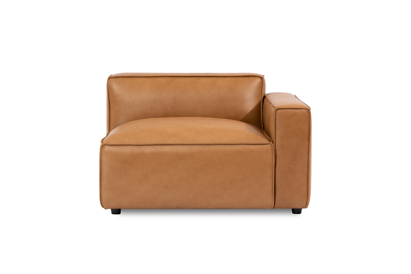 Nathan Leather Right Arm Lounge Module