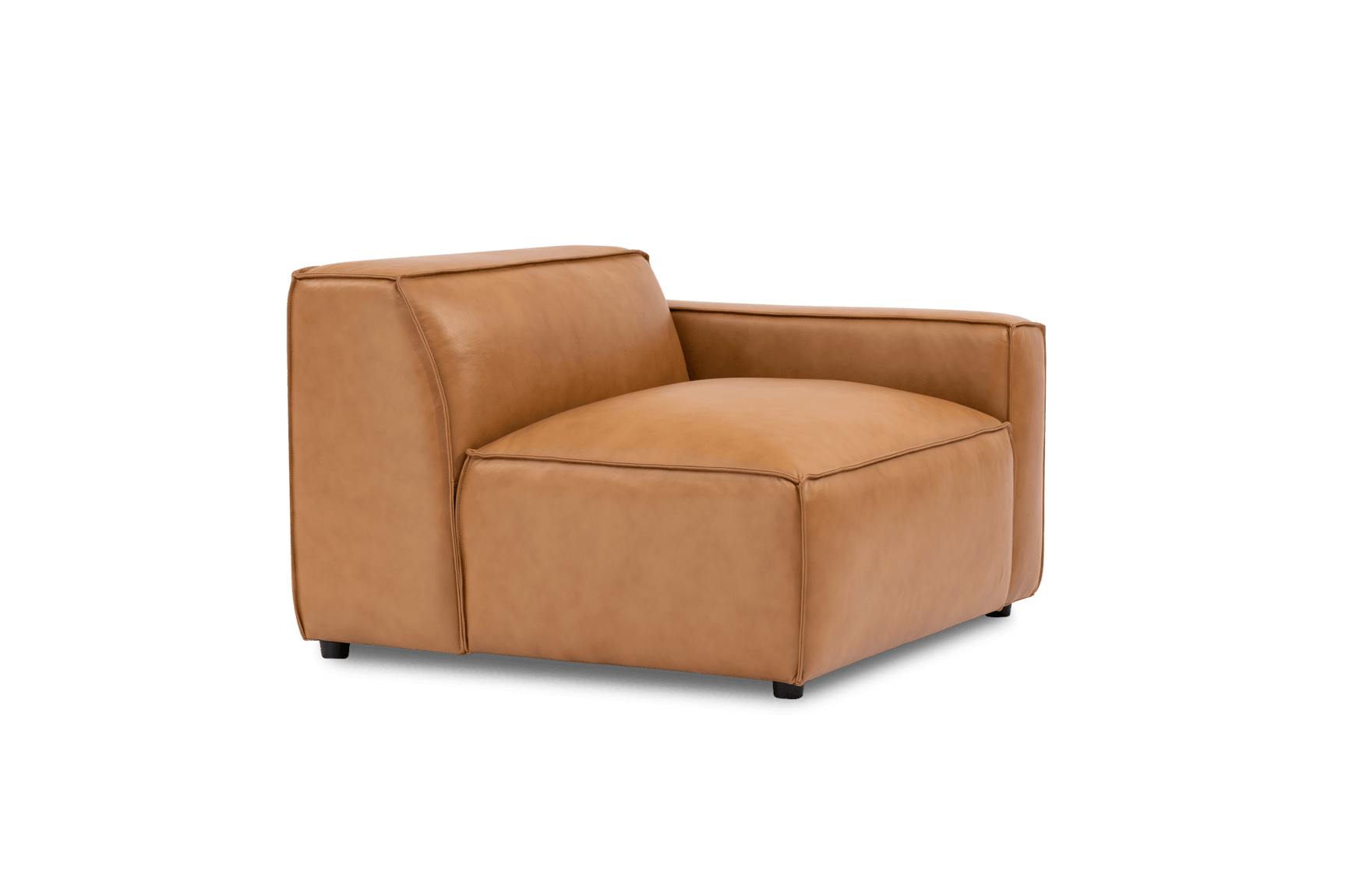 Nathan Leather Right Arm Lounge Module