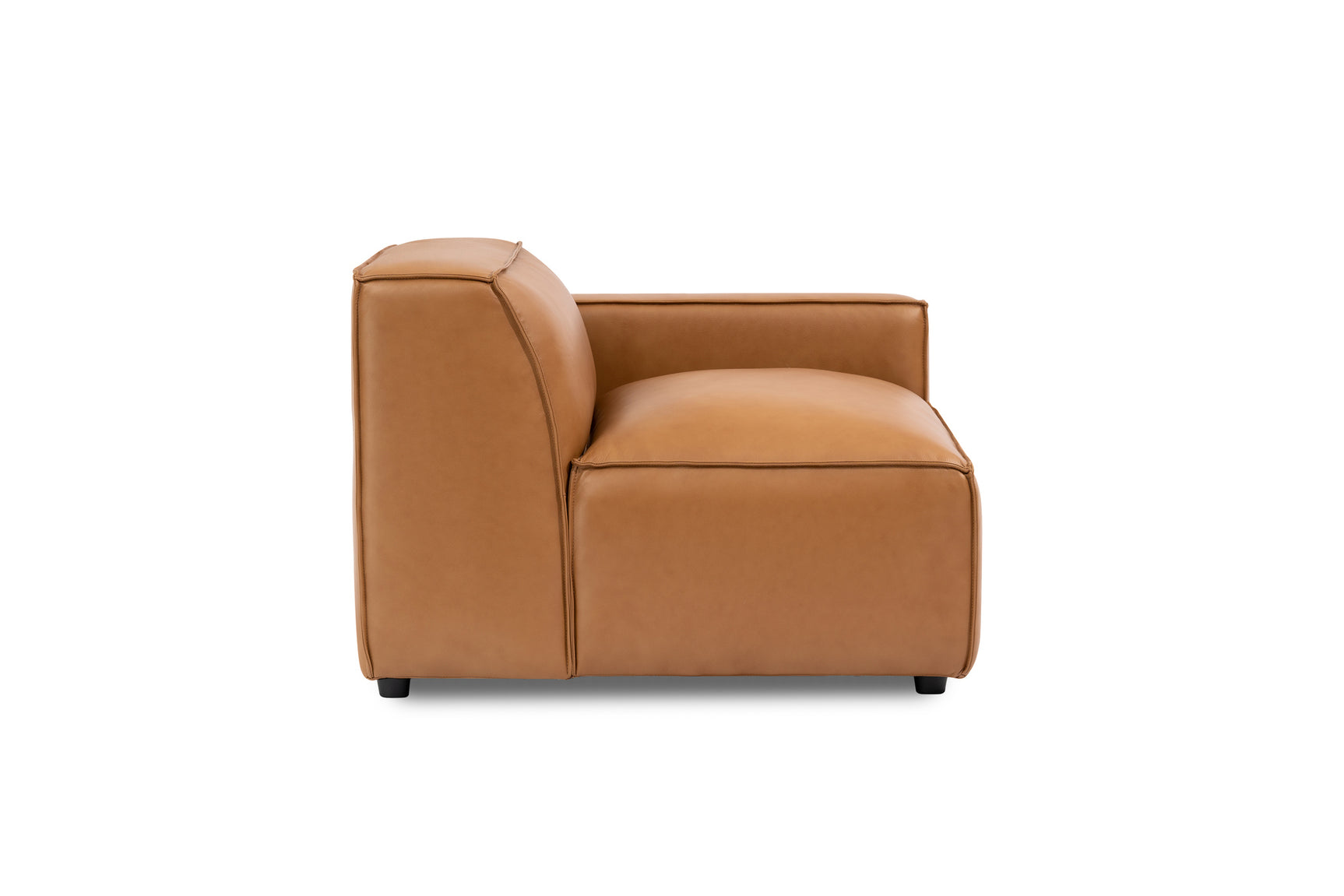 Nathan Leather Right Arm Lounge Module