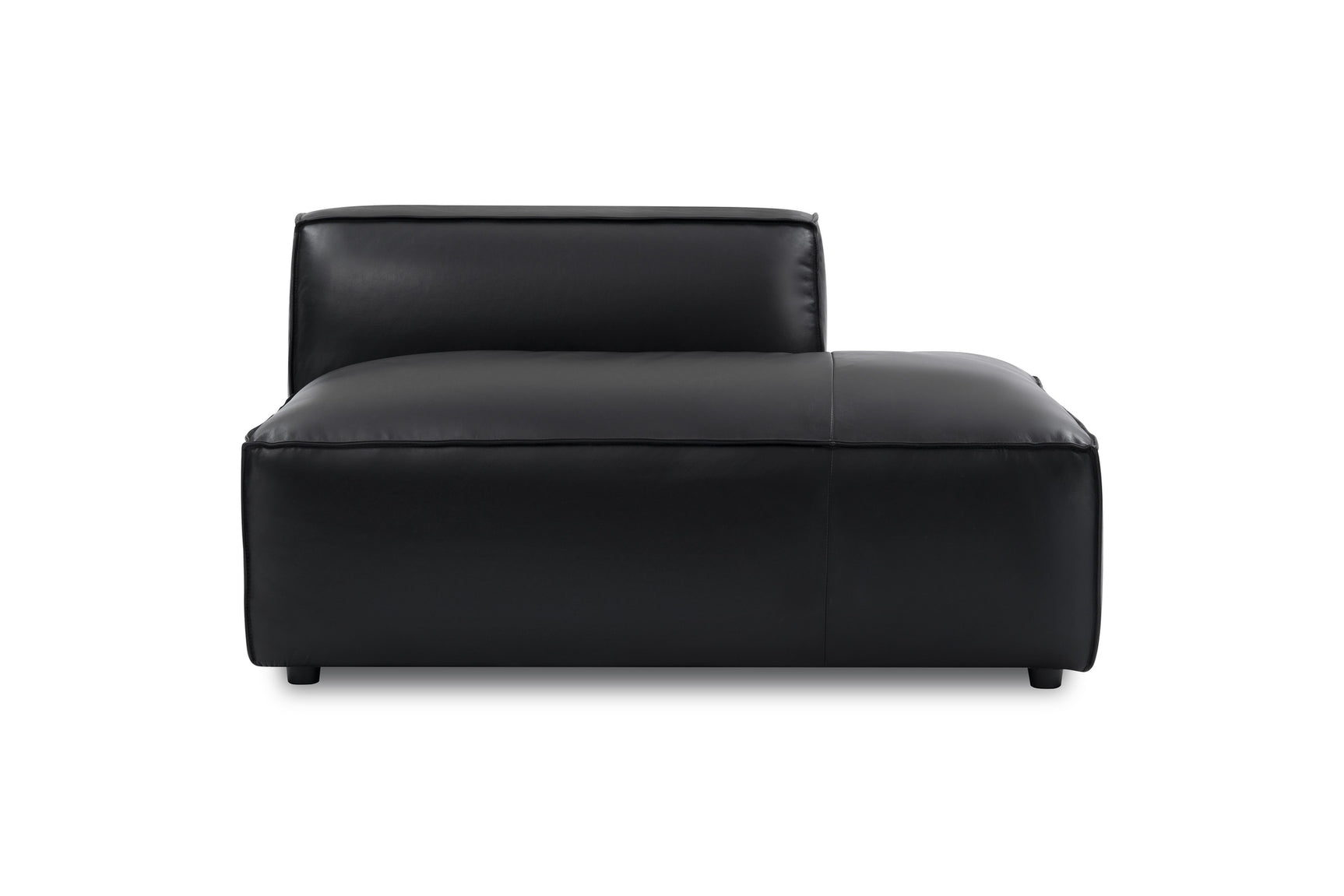 Nathan Leather Right Open-End Lounge Module