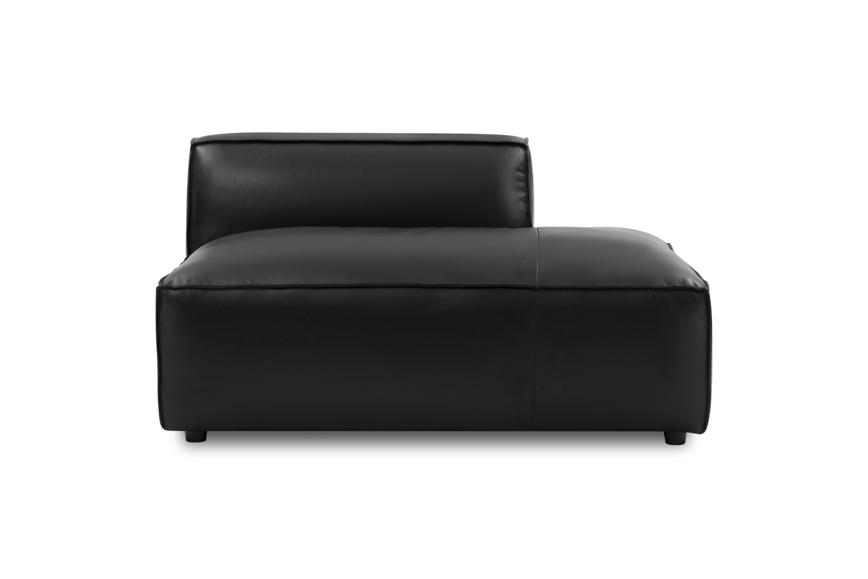 Nathan Leather Right Open-End Lounge Module