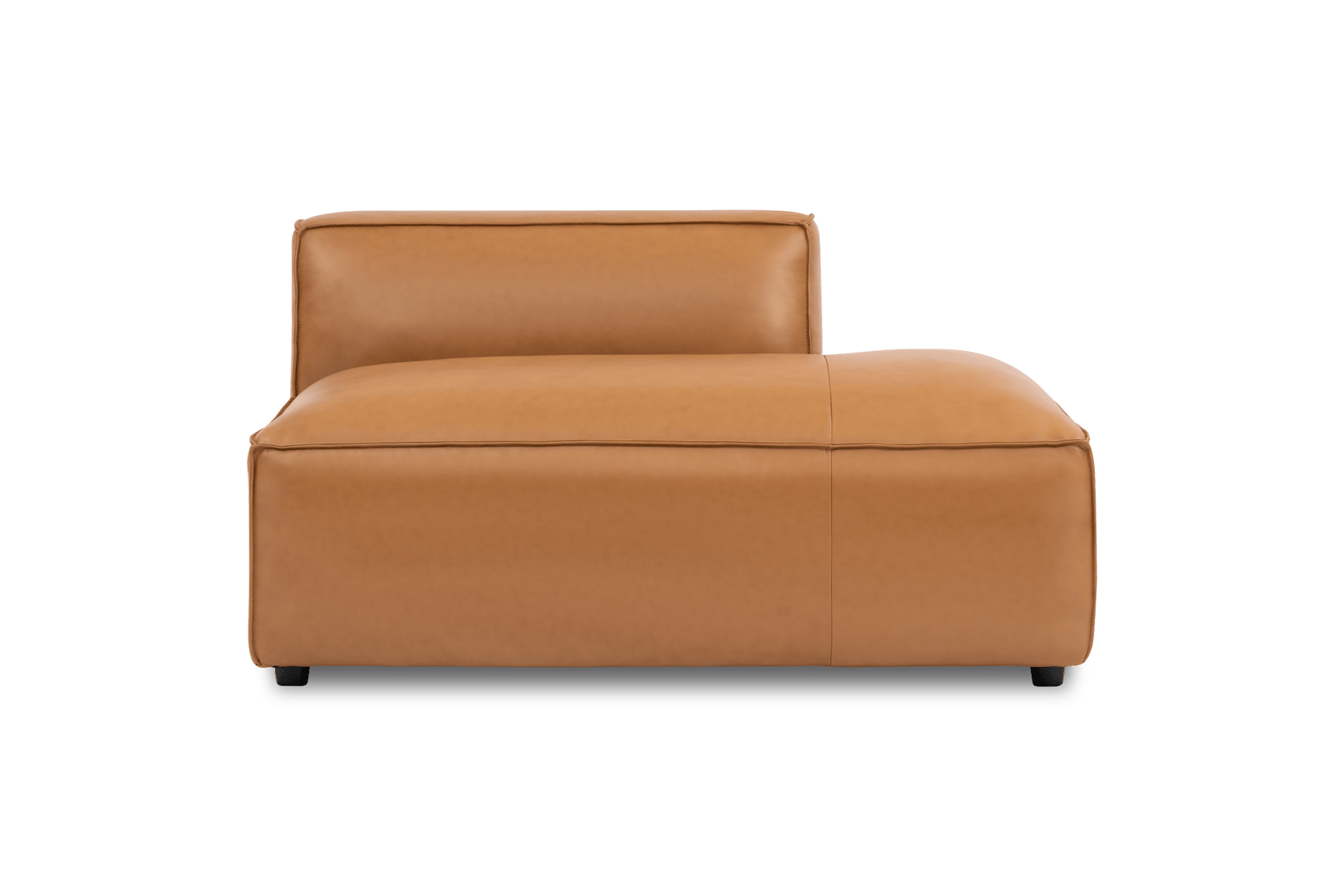 Nathan Leather Right Open-End Lounge Module