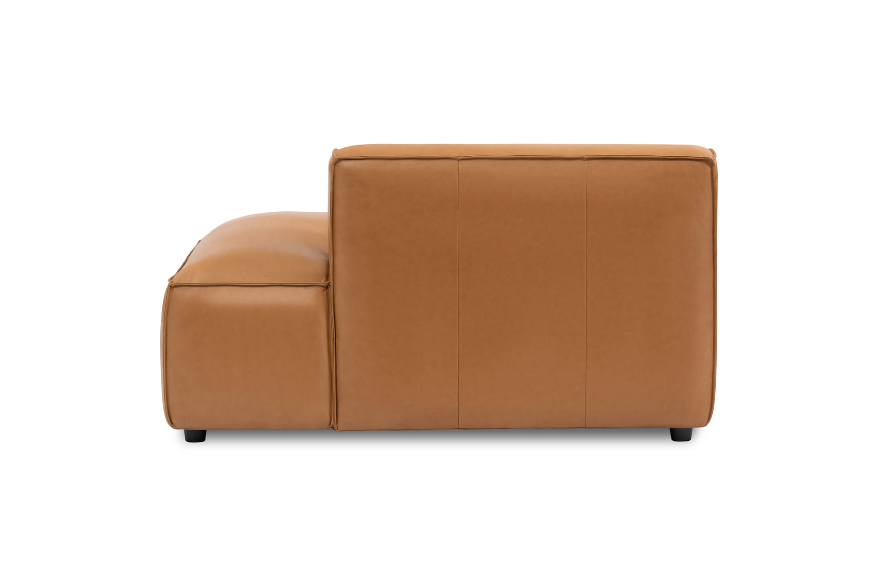Nathan Leather Right Open-End Lounge Module