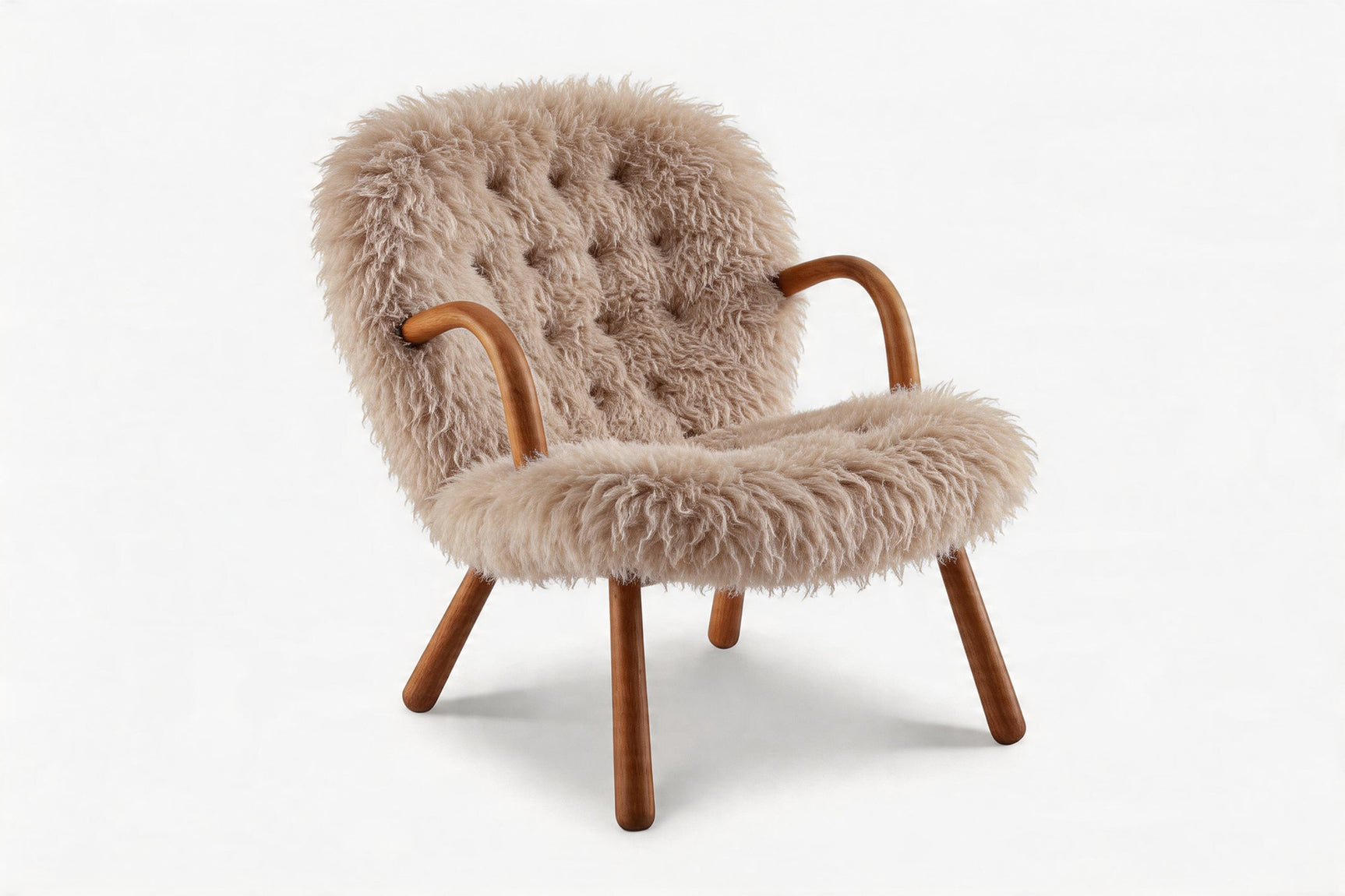 Nova Faux Sheepskin Accent Chair