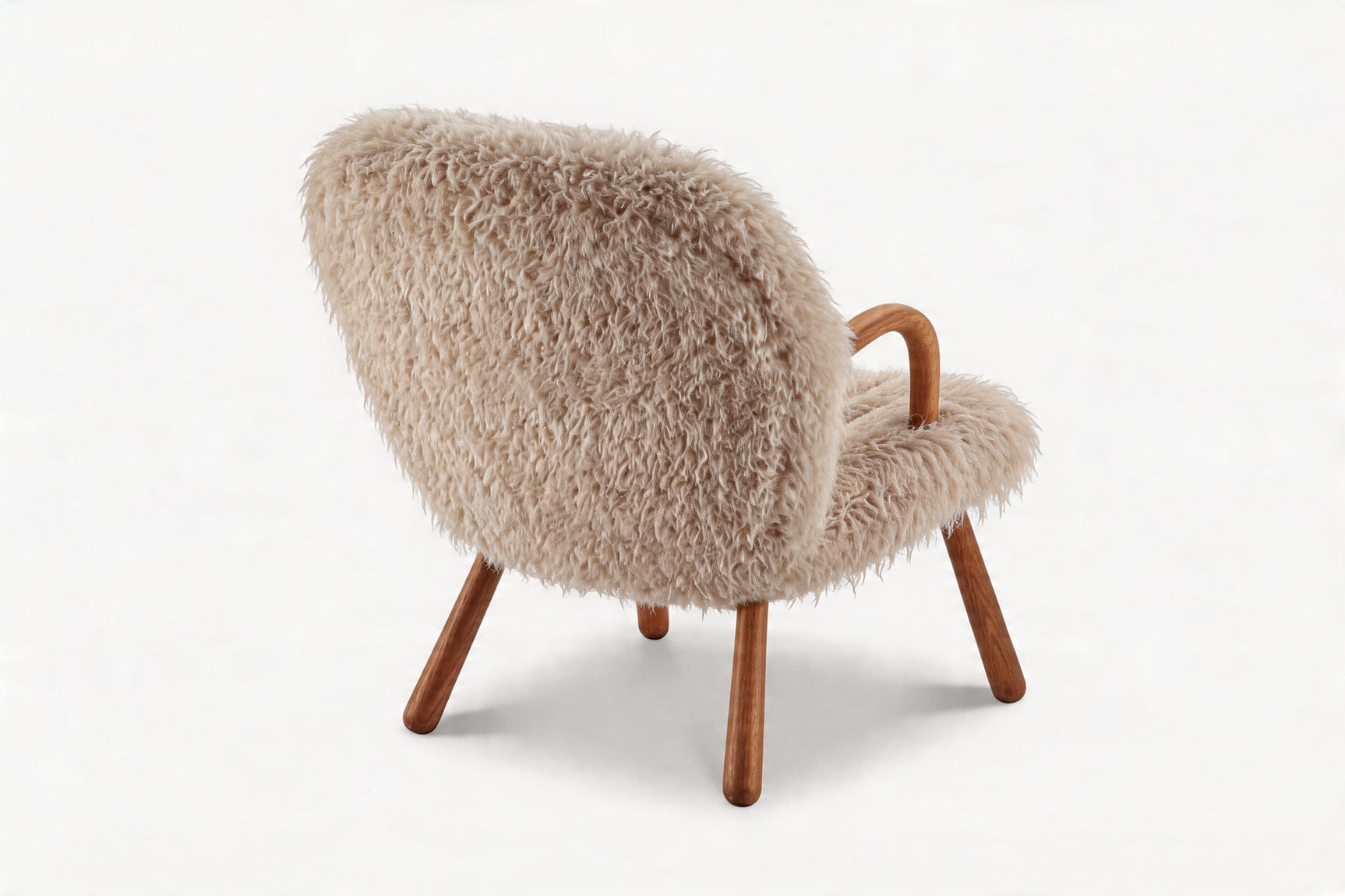 Nova Faux Sheepskin Accent Chair