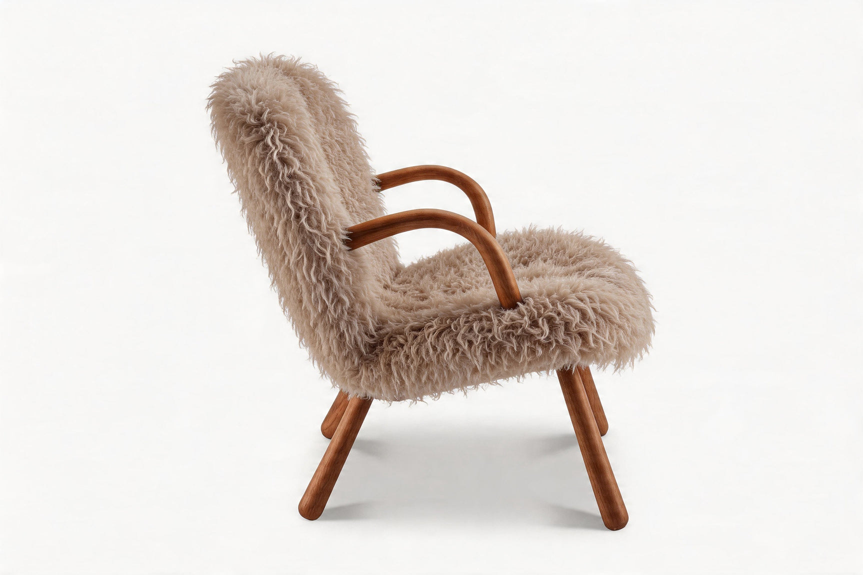 Nova Faux Sheepskin Accent Chair