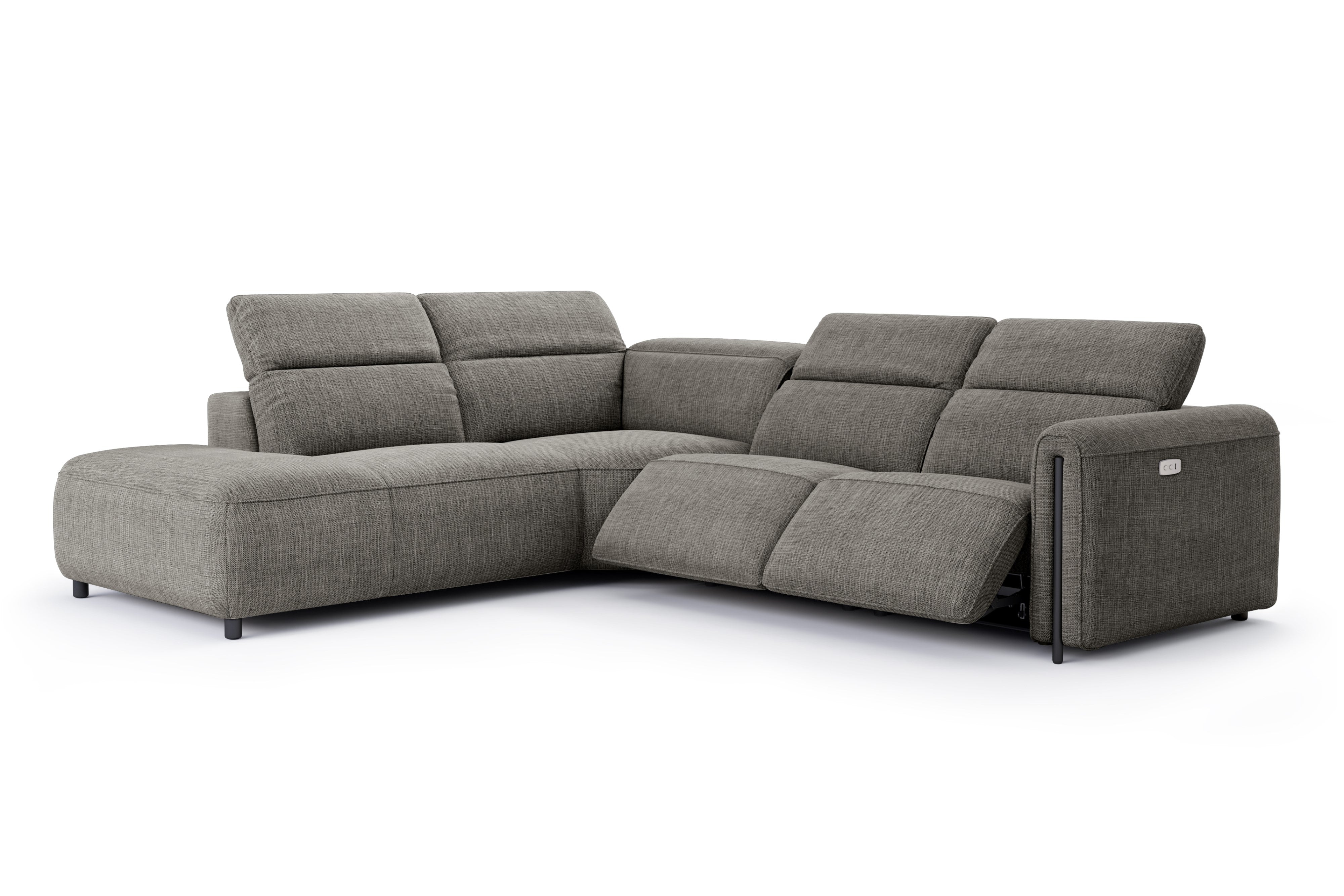 Octavia Fabric Reclining Corner Sectional Cloud Lounge