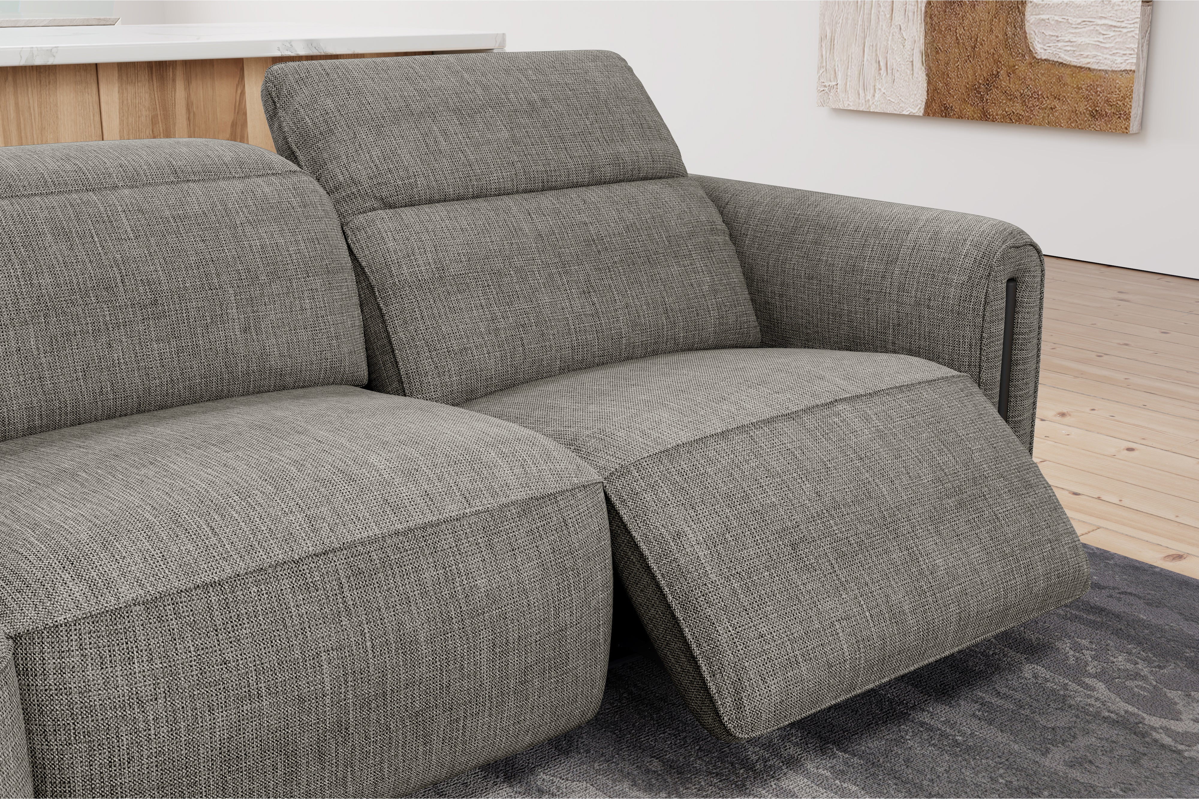 Octavia Fabric Reclining Corner Sectional Cloud Lounge