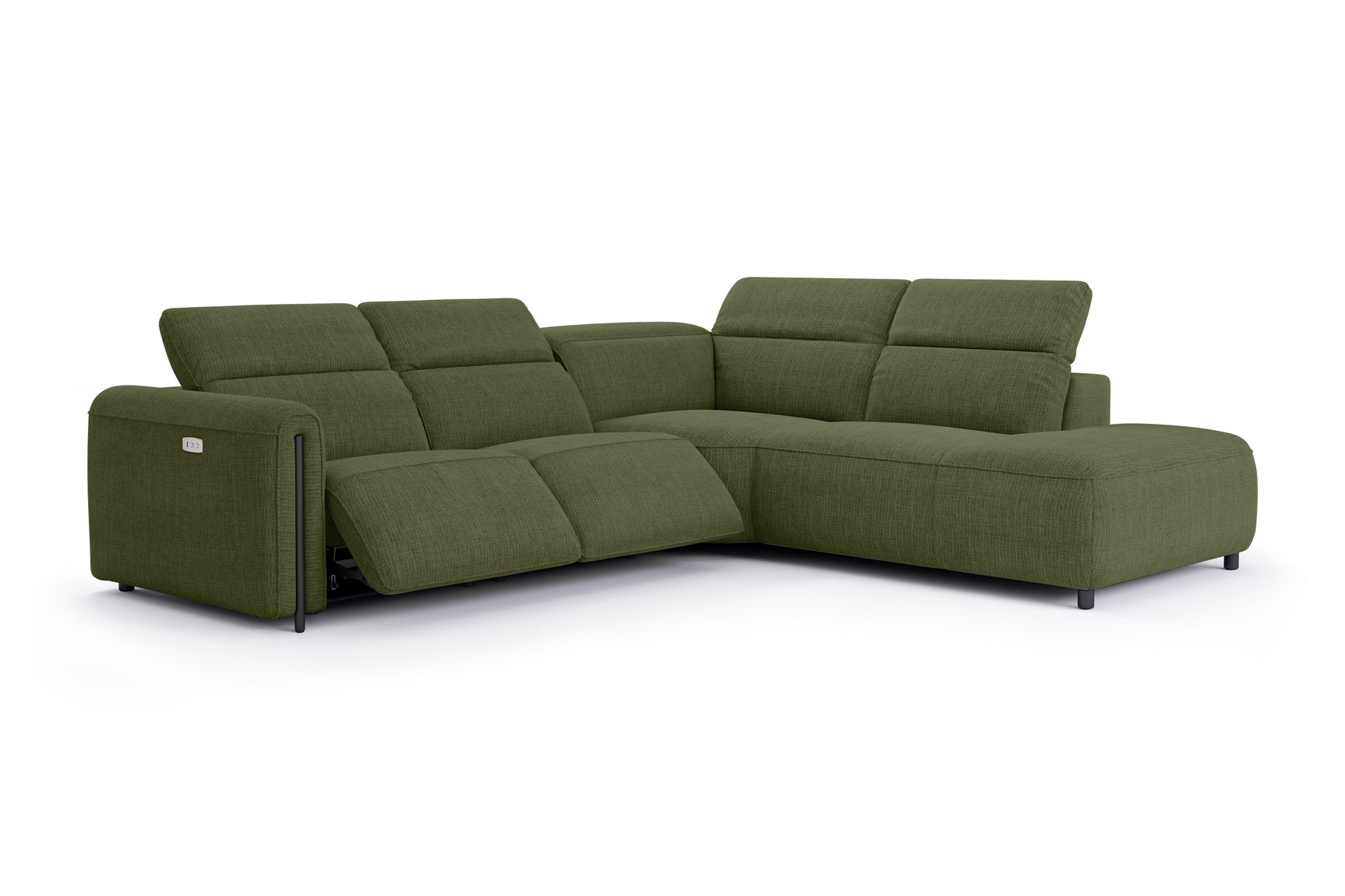 Octavia Fabric Reclining Corner Sectional Cloud Lounge