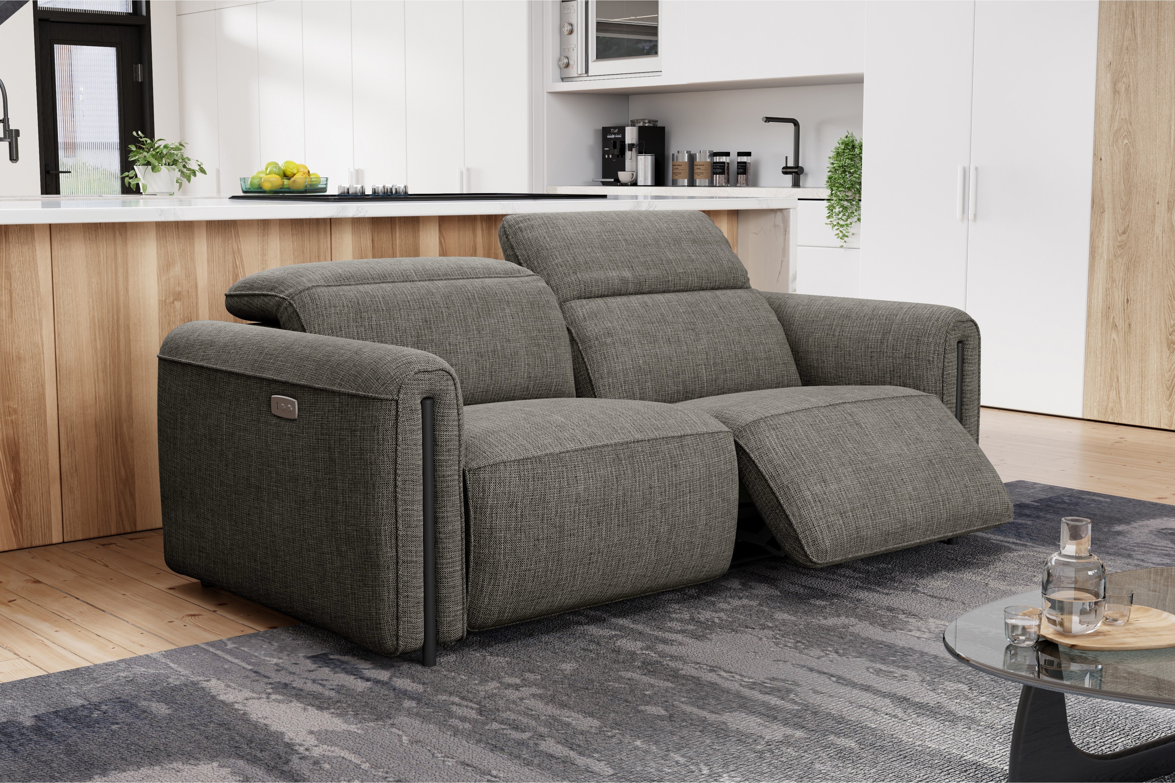 Octavia Fabric Dual Reclining Cloud Lounge
