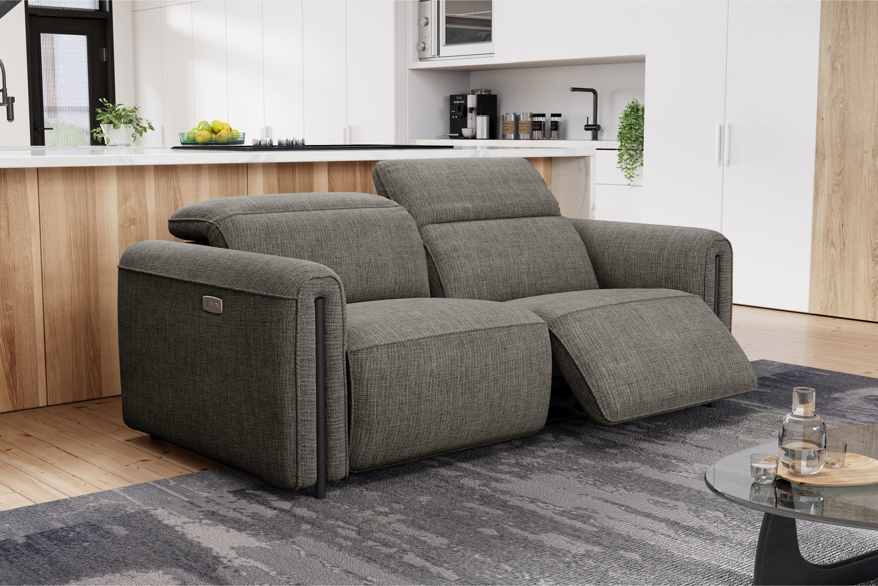 Octavia Fabric Dual Reclining Cloud Lounge