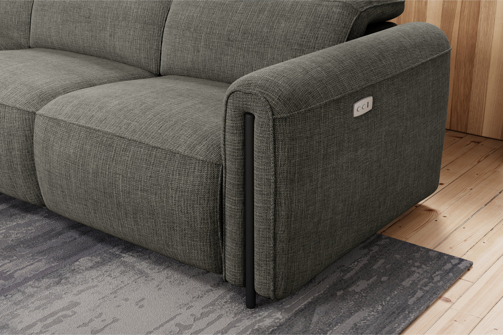 Octavia Fabric Dual Reclining Cloud Lounge
